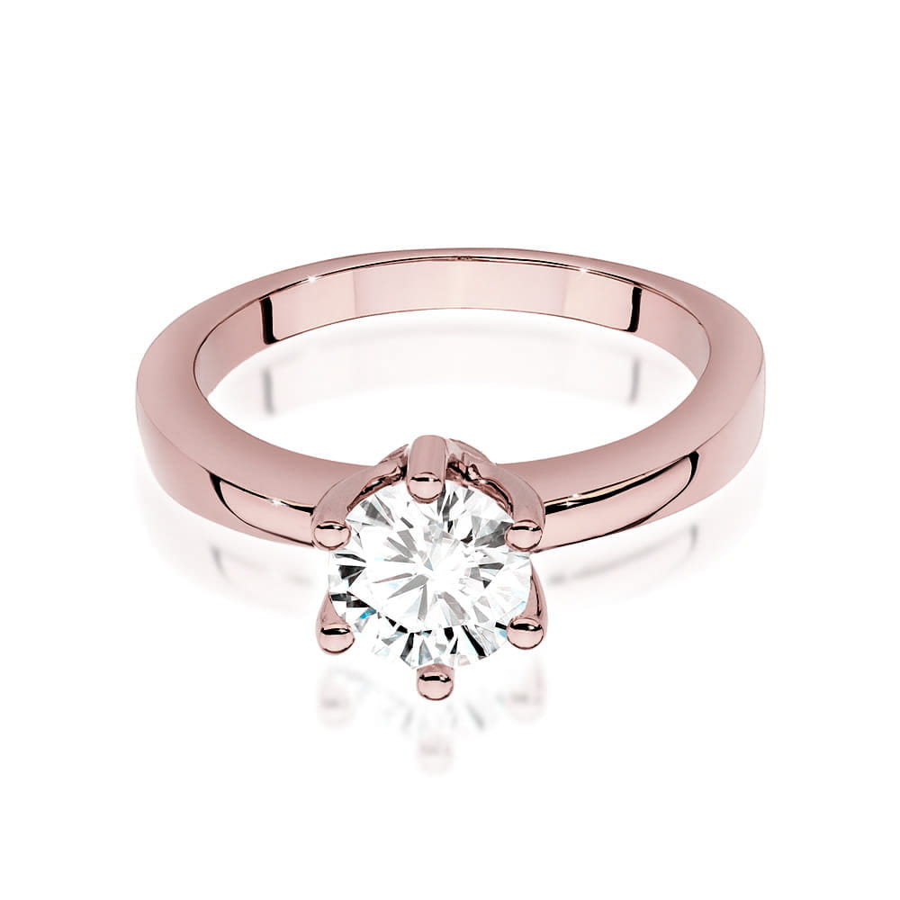 Inel Aur 14K W0563 Diamant Crescut în Laborator 0.70ct