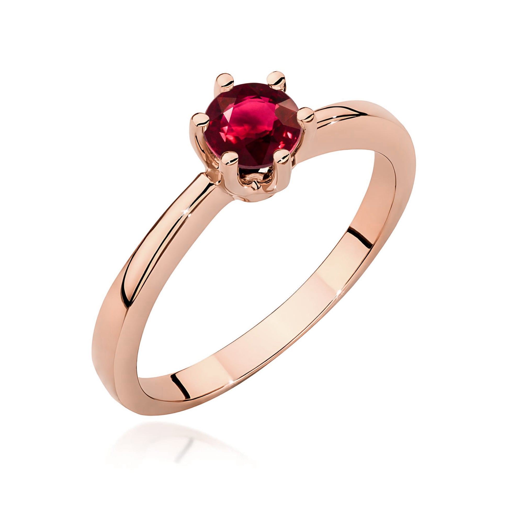Inel Aur 14K W0563 Rubin 0,60ct