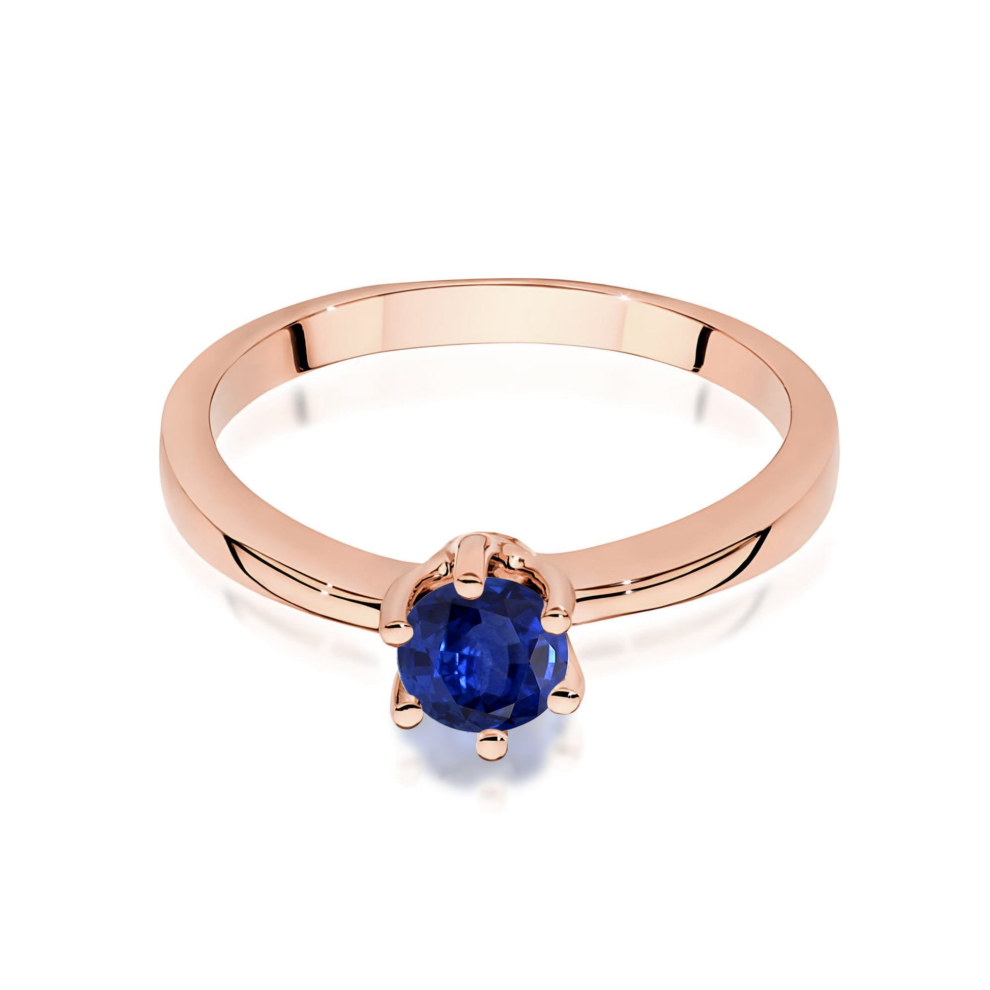Inel Aur 14K W0563 Safir 0,50ct