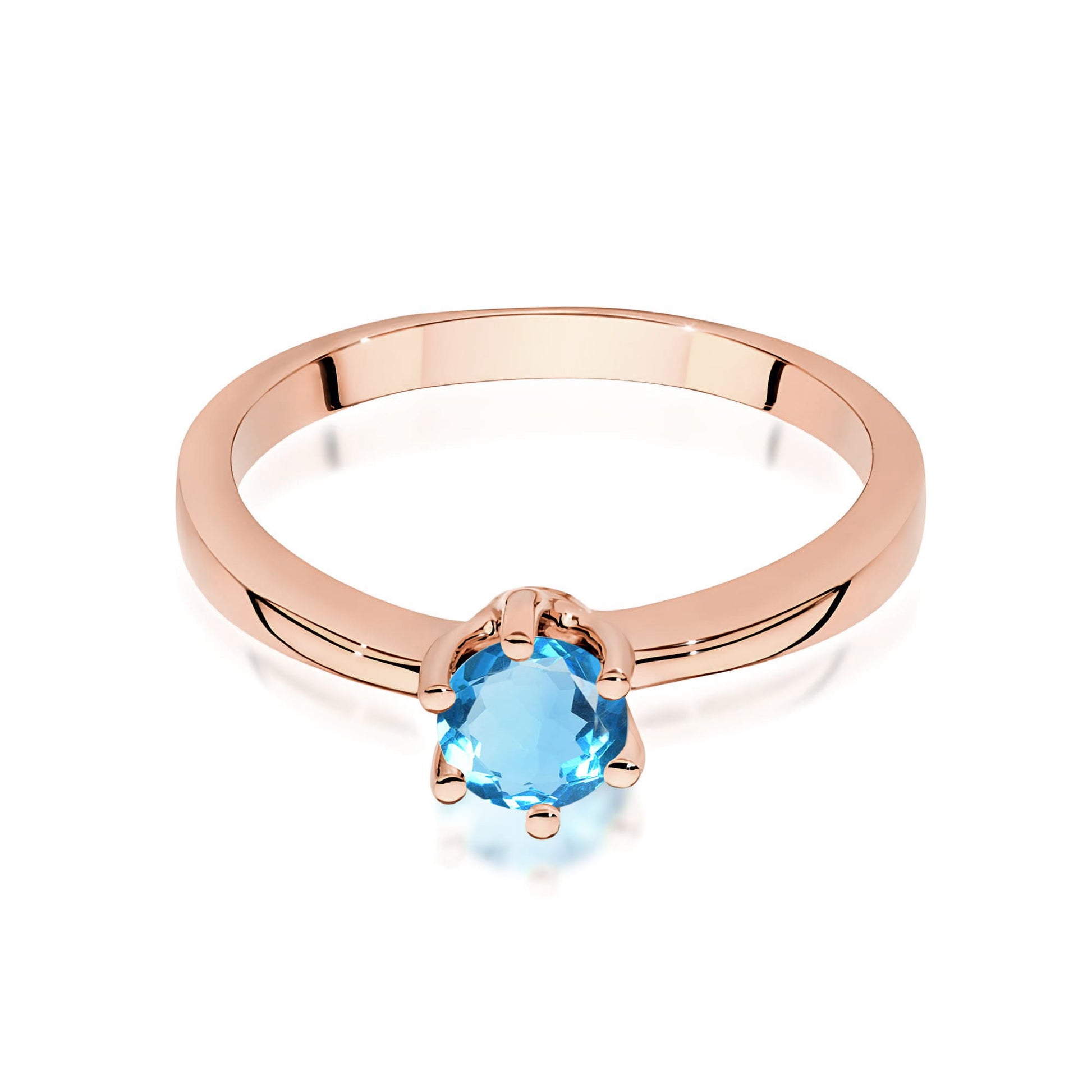 Inel Aur 14K W0563 Topaz Swiss 0,50ct