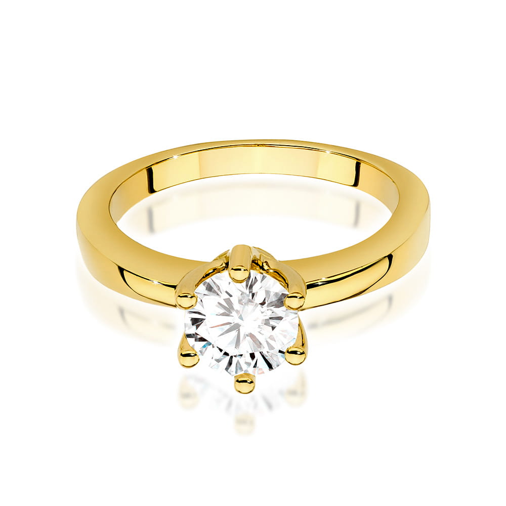 Inel Aur 14K W0563 Diamant Crescut în Laborator 0.70ct