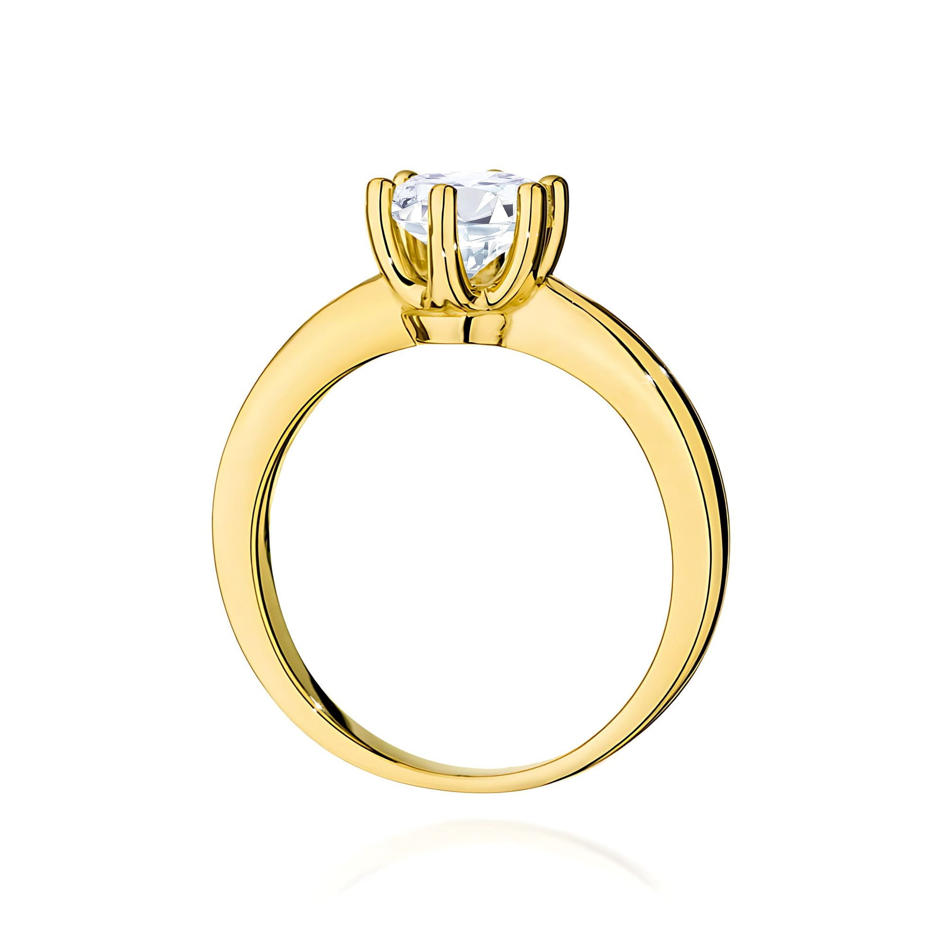 Inel Aur 9K cu Diamant Natural 0.70 ct