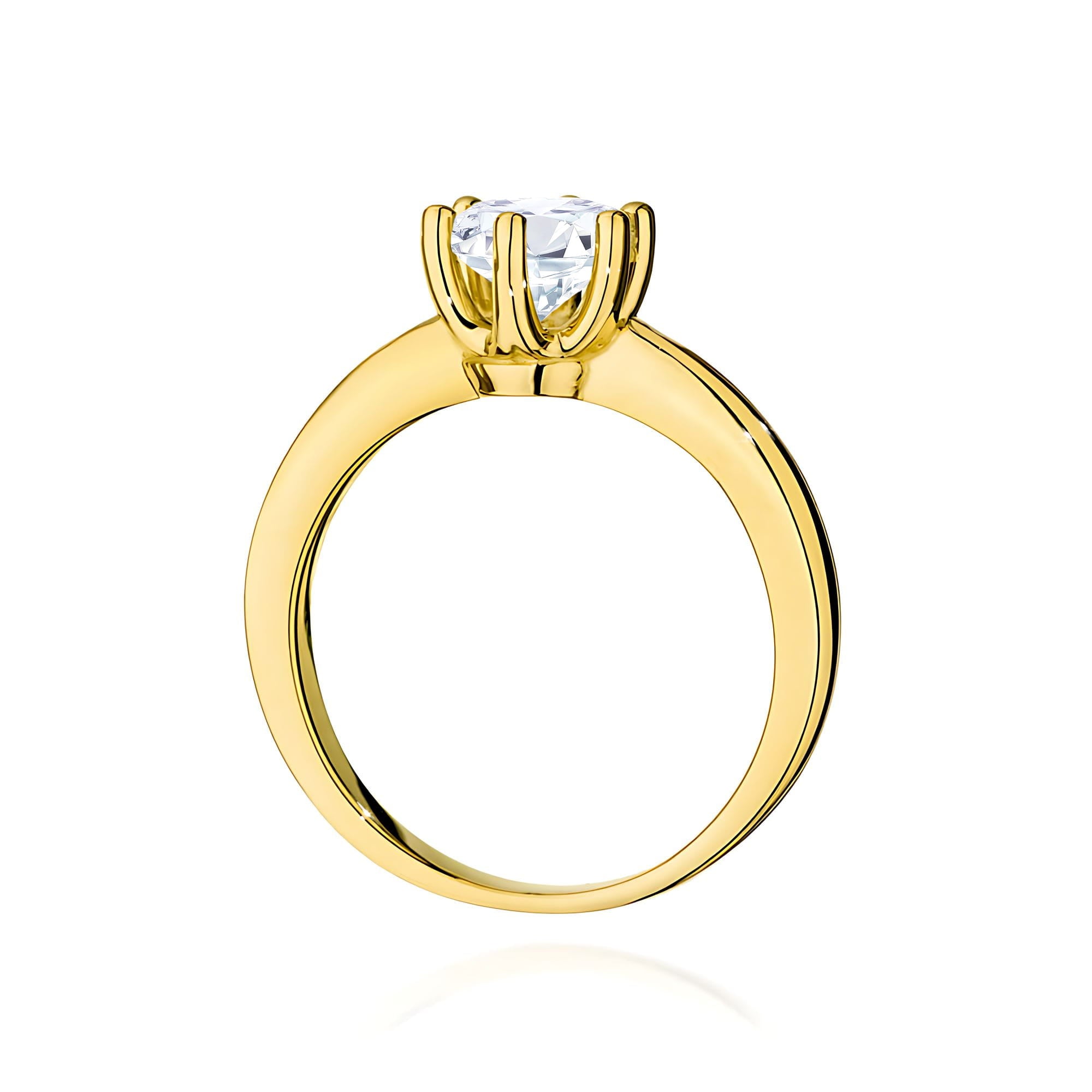 Inel Aur 9K cu Diamant Natural 0.70 ct