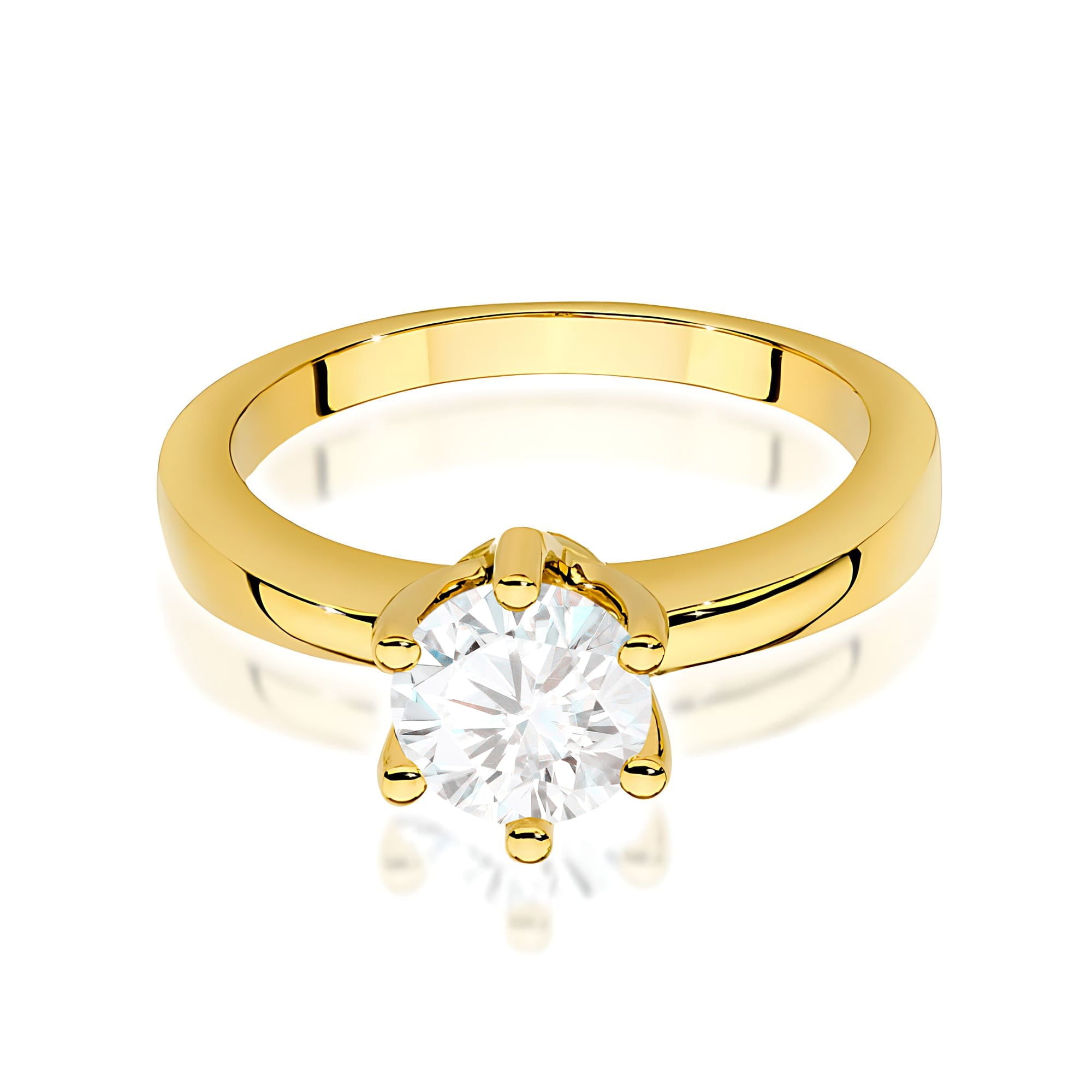 Inel Aur 9K cu Diamante de Laborator 1.00 ct