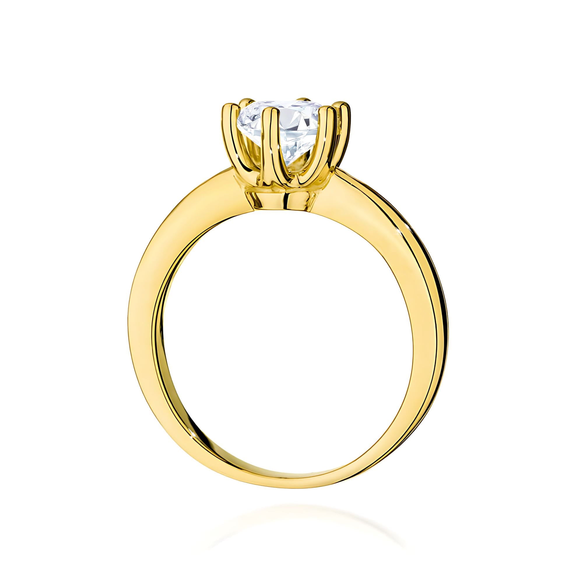 Inel Aur 9K cu Diamante de Laborator 1.00 ct