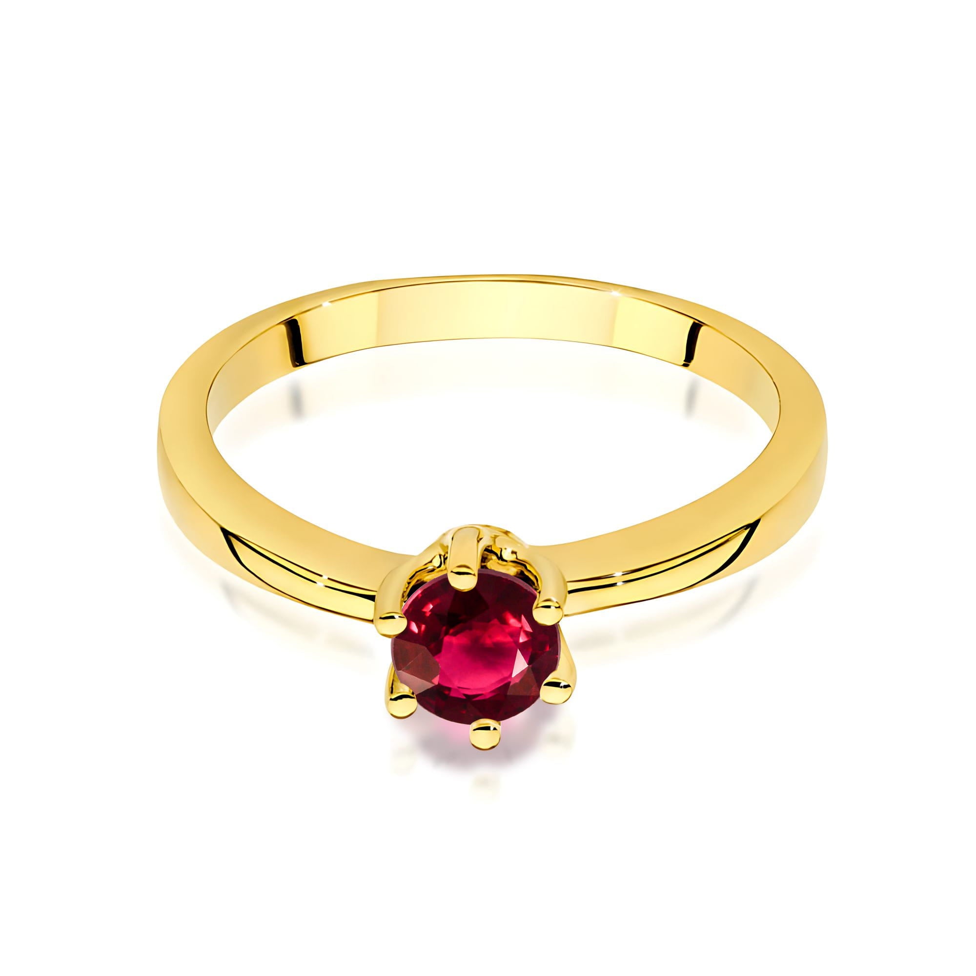 Inel Aur 9K cu Rubin 0.60 ct