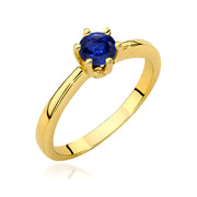Inel Aur 9K cu Safir 0.50 ct