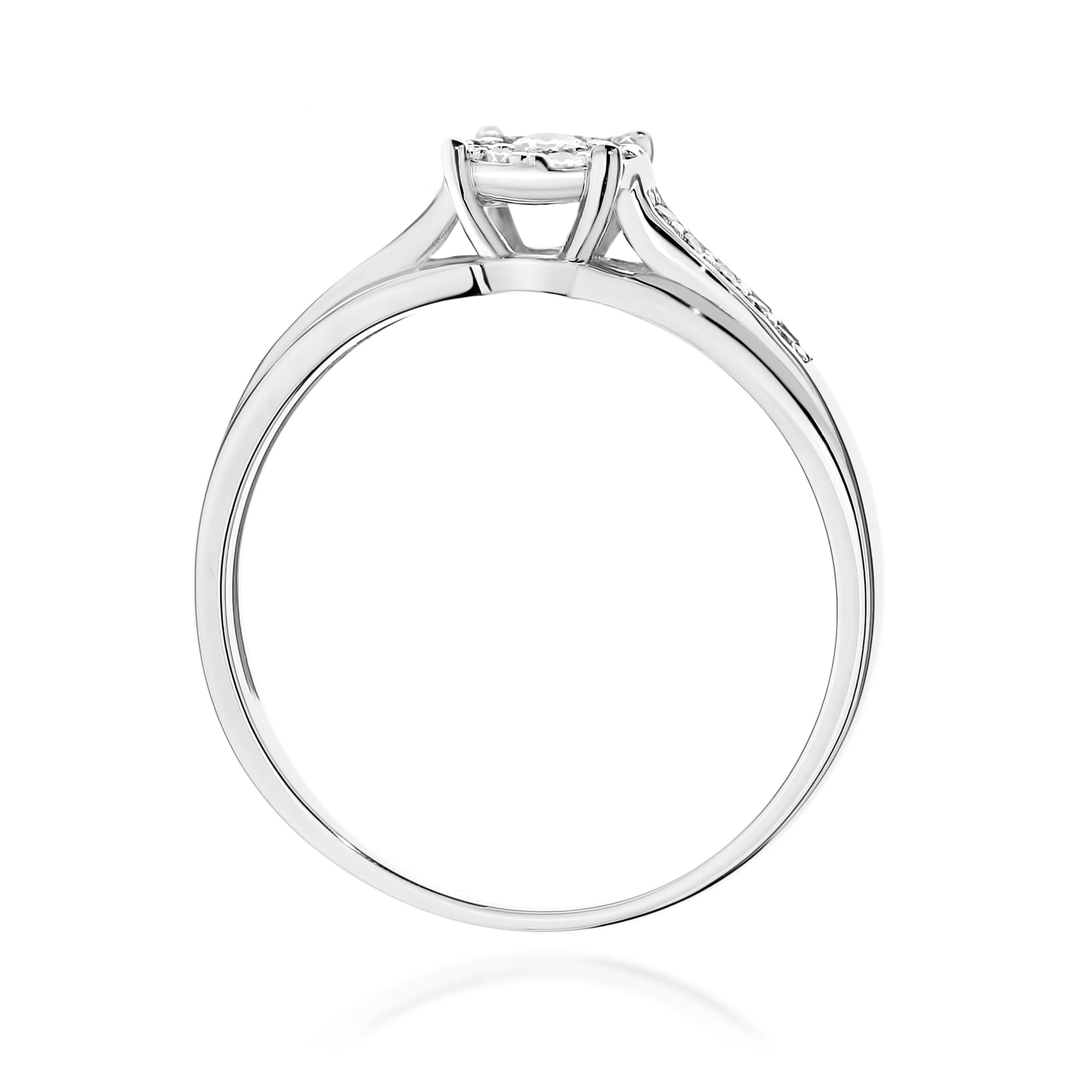 Inel Aur 9K cu Diamante Naturale 0.20 ct