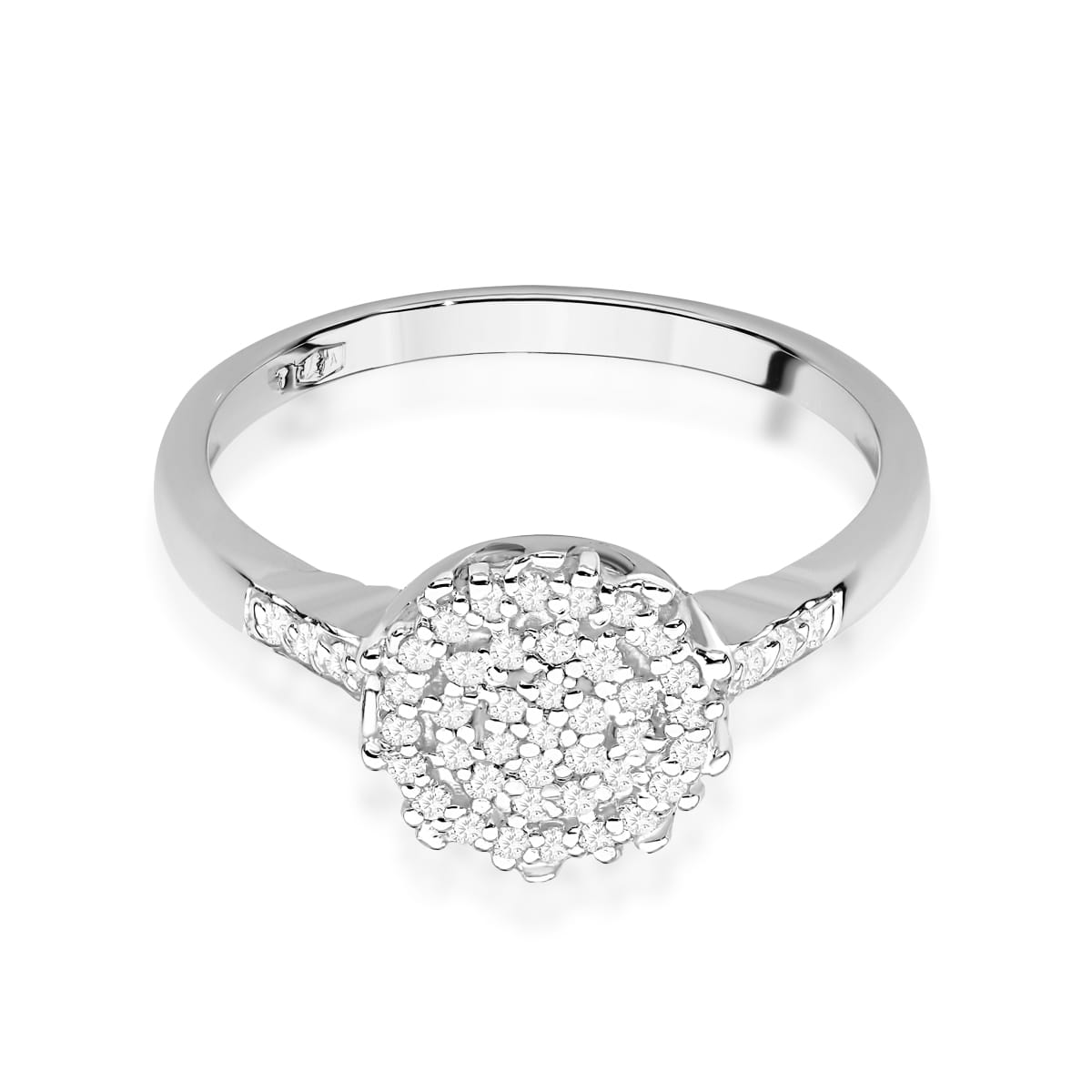 Inel Aur 9K cu Diamante Naturale 0.23 ct
