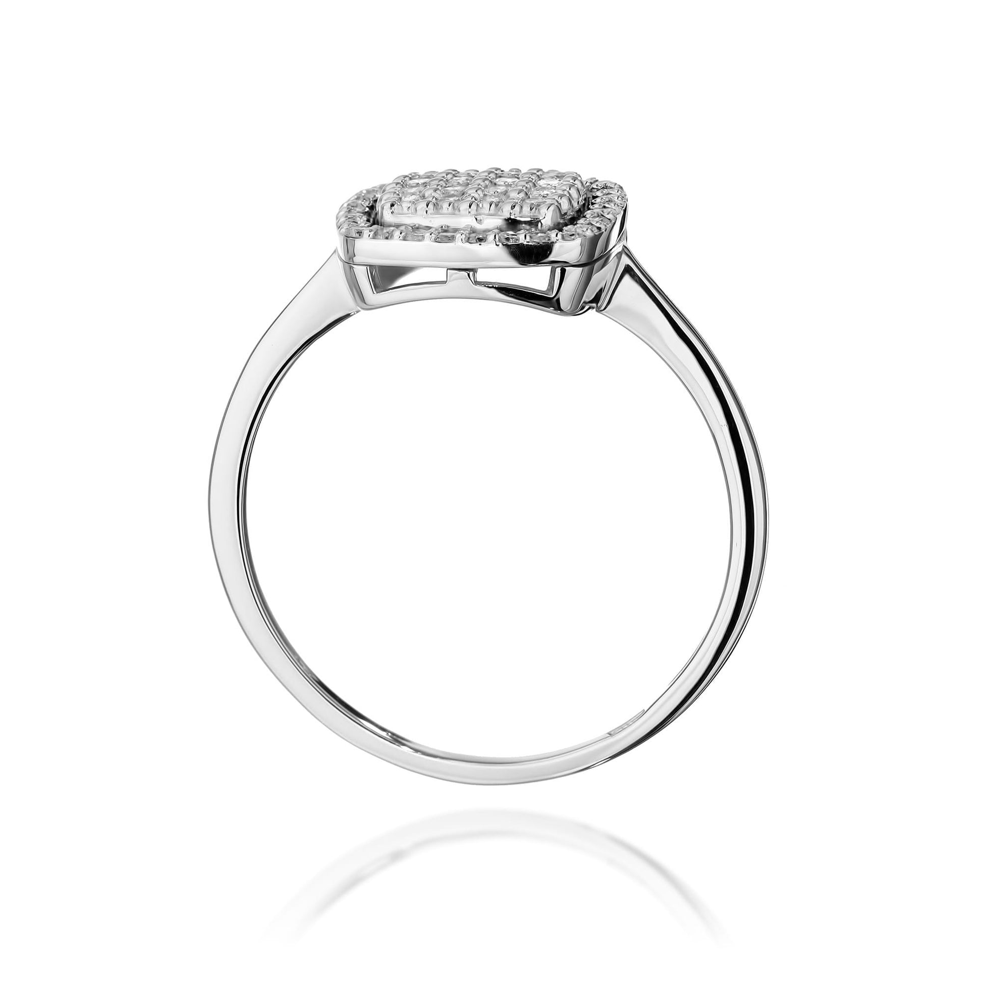 Inel Aur 9K cu Diamante Naturale 0.28 ct