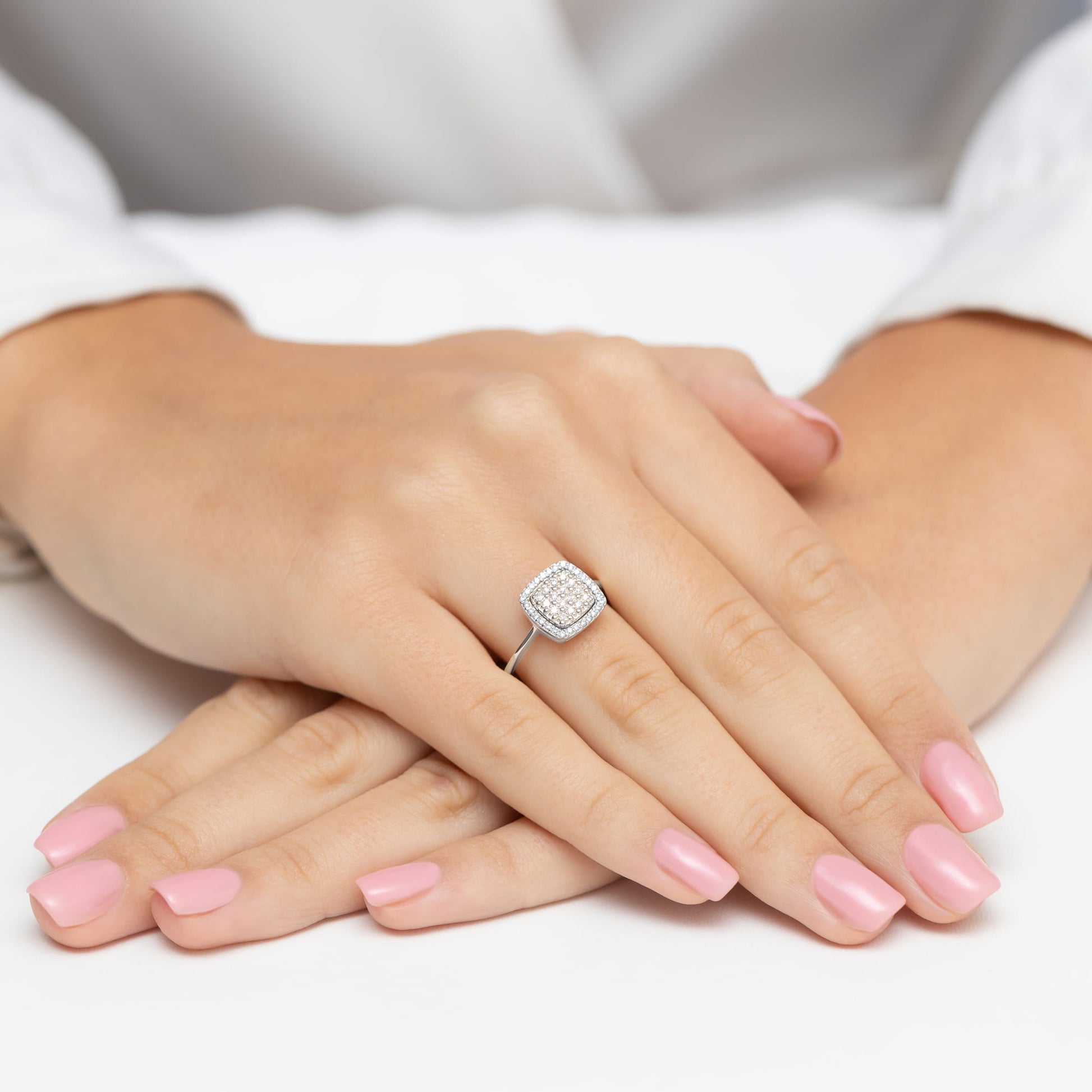 Inel Aur 9K cu Diamante Naturale 0.28 ct