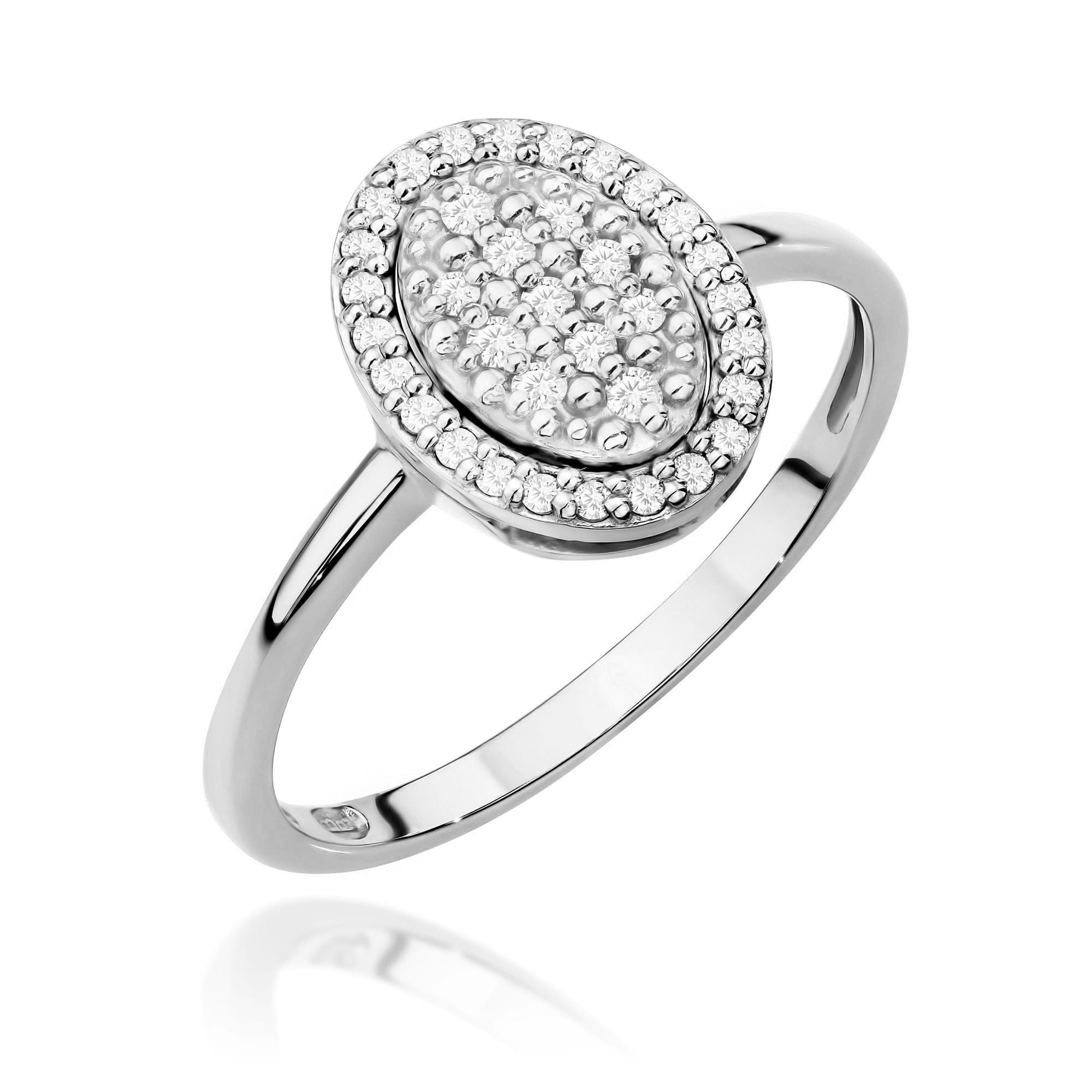 Inel Aur 9K cu Diamante Naturale 0.20 ct
