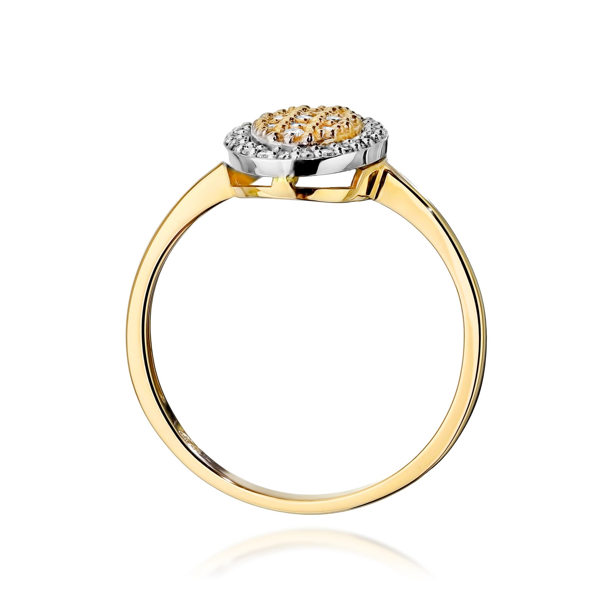 Inel Aur 9K cu Diamante Naturale 0.20 ct