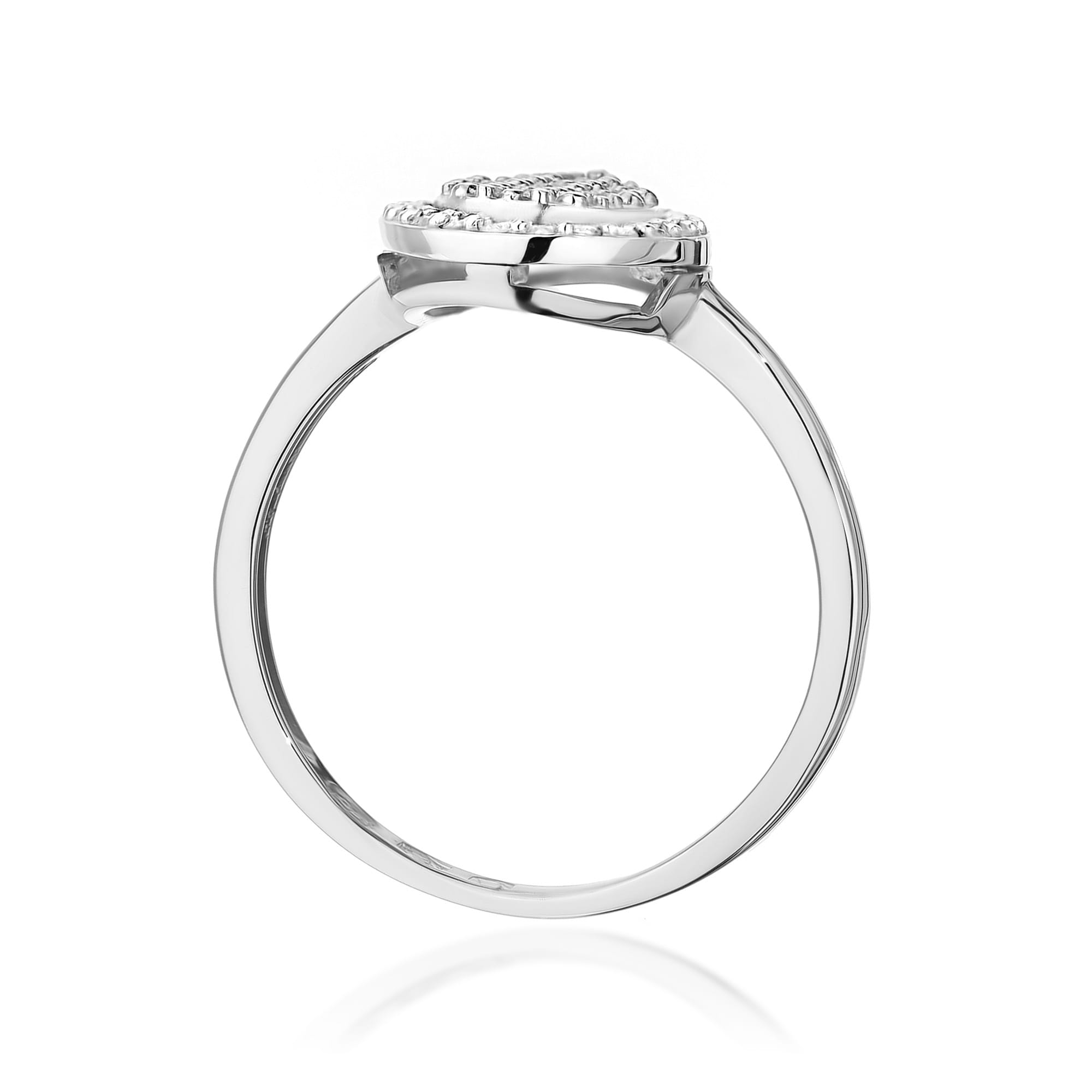 Inel Aur 9K cu Diamante Naturale 0.22 ct