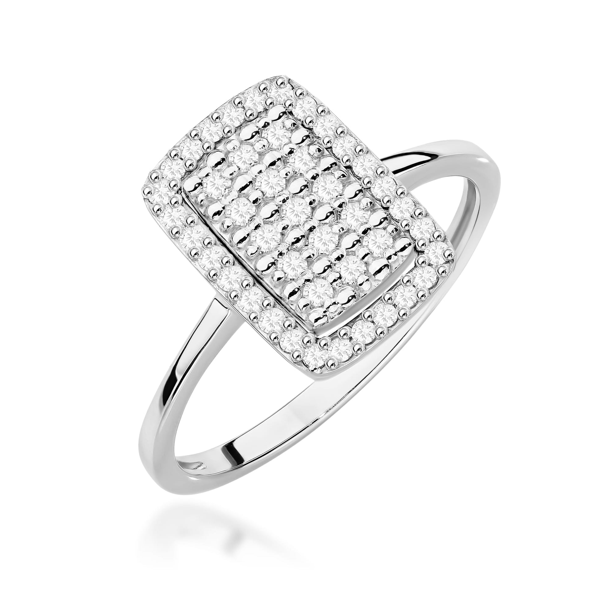 Inel Aur 9K cu Diamante Naturale 0.27 ct