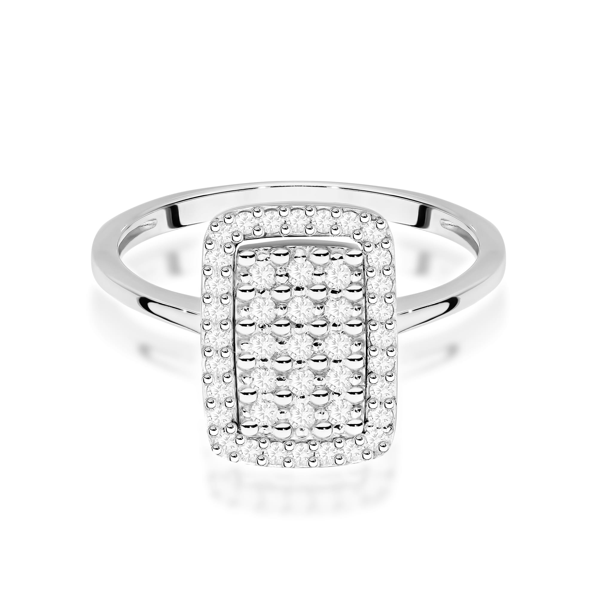 Inel Aur 9K cu Diamante Naturale 0.27 ct