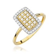 Inel Aur 14K cu Diamante Naturale 0.27 ct