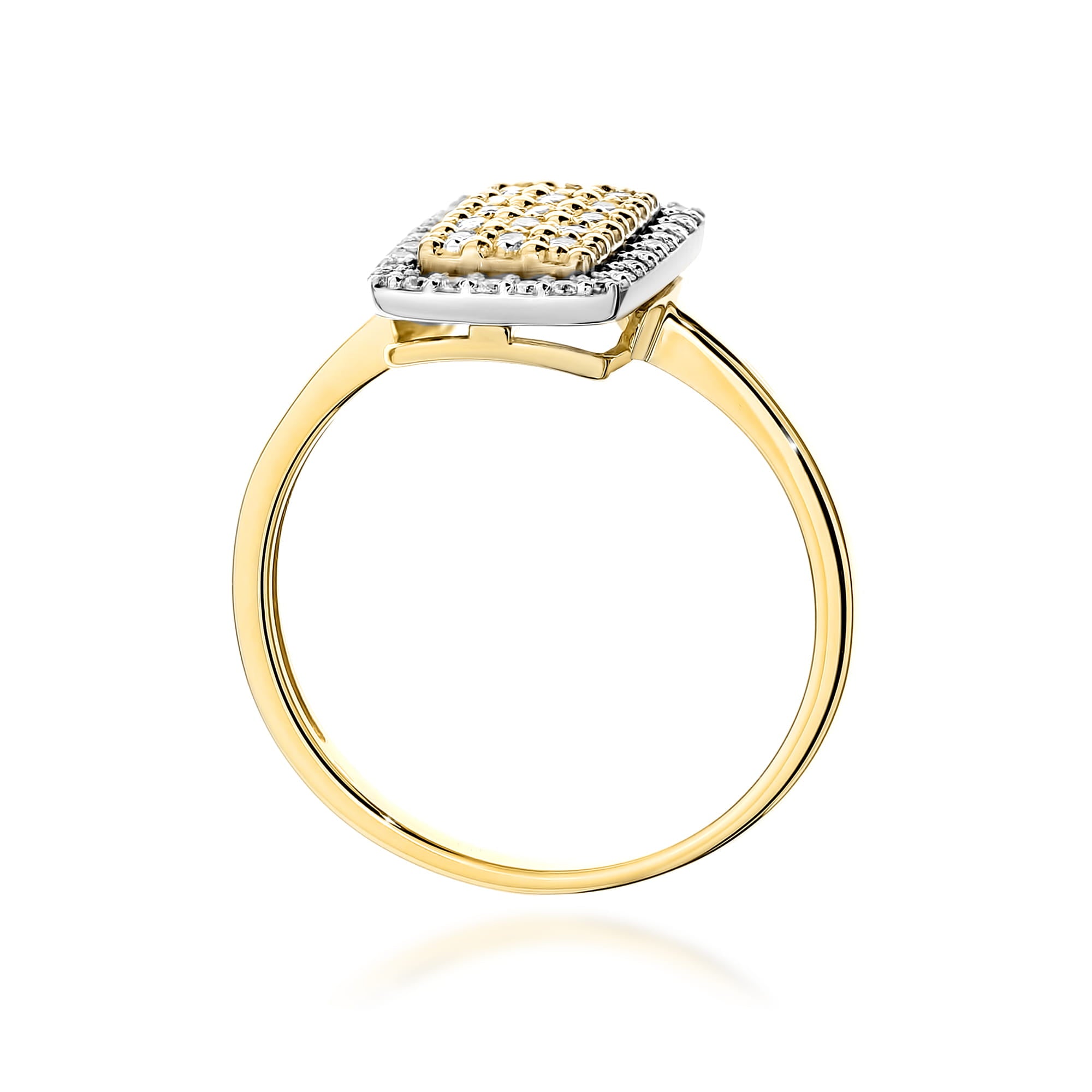 Inel Aur 9K cu Diamante Naturale 0.27 ct
