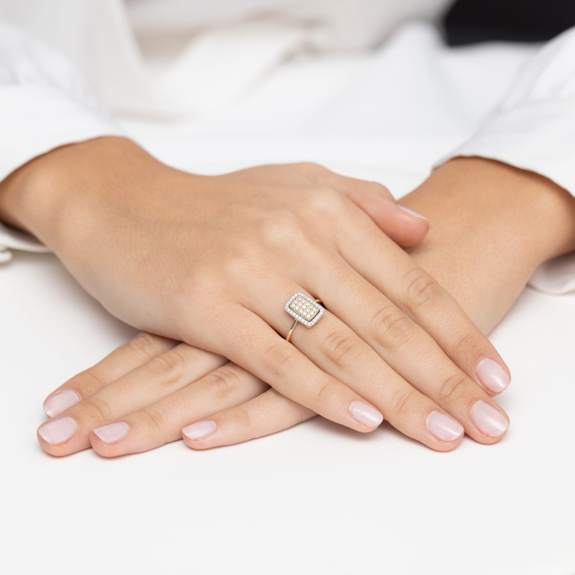 Inel Aur 9K cu Diamante Naturale 0.27 ct