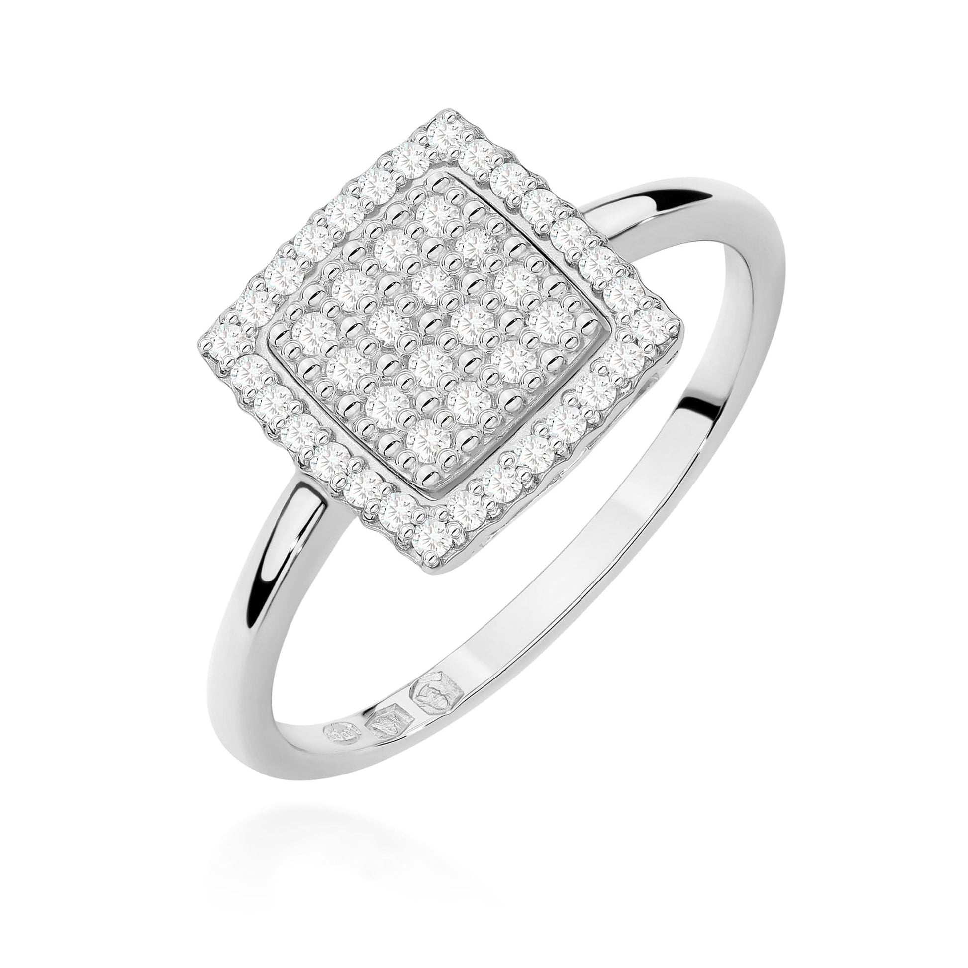 Inel Aur 9K cu Diamante Naturale 0.27 ct