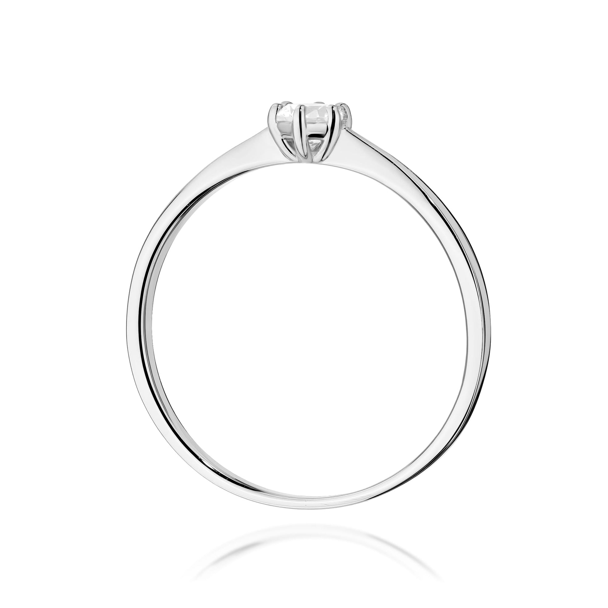 Inel Aur 14K cu Diamant de Laborator 0.15 ct