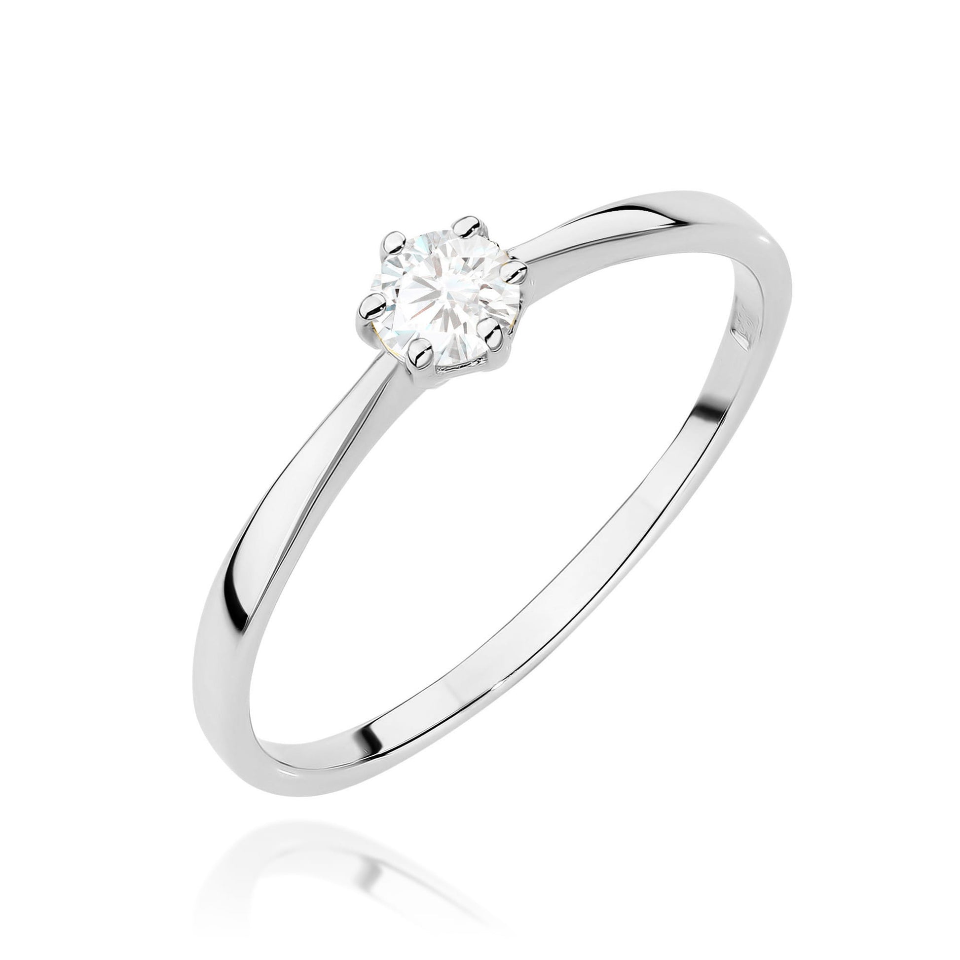 Inel Aur 14K cu Diamant de Laborator 0.20 ct