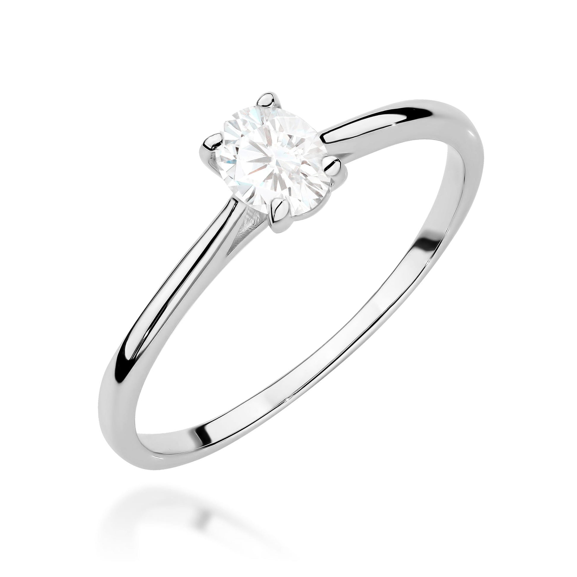Inel Aur 9K cu Diamant de Laborator 0.30 ct
