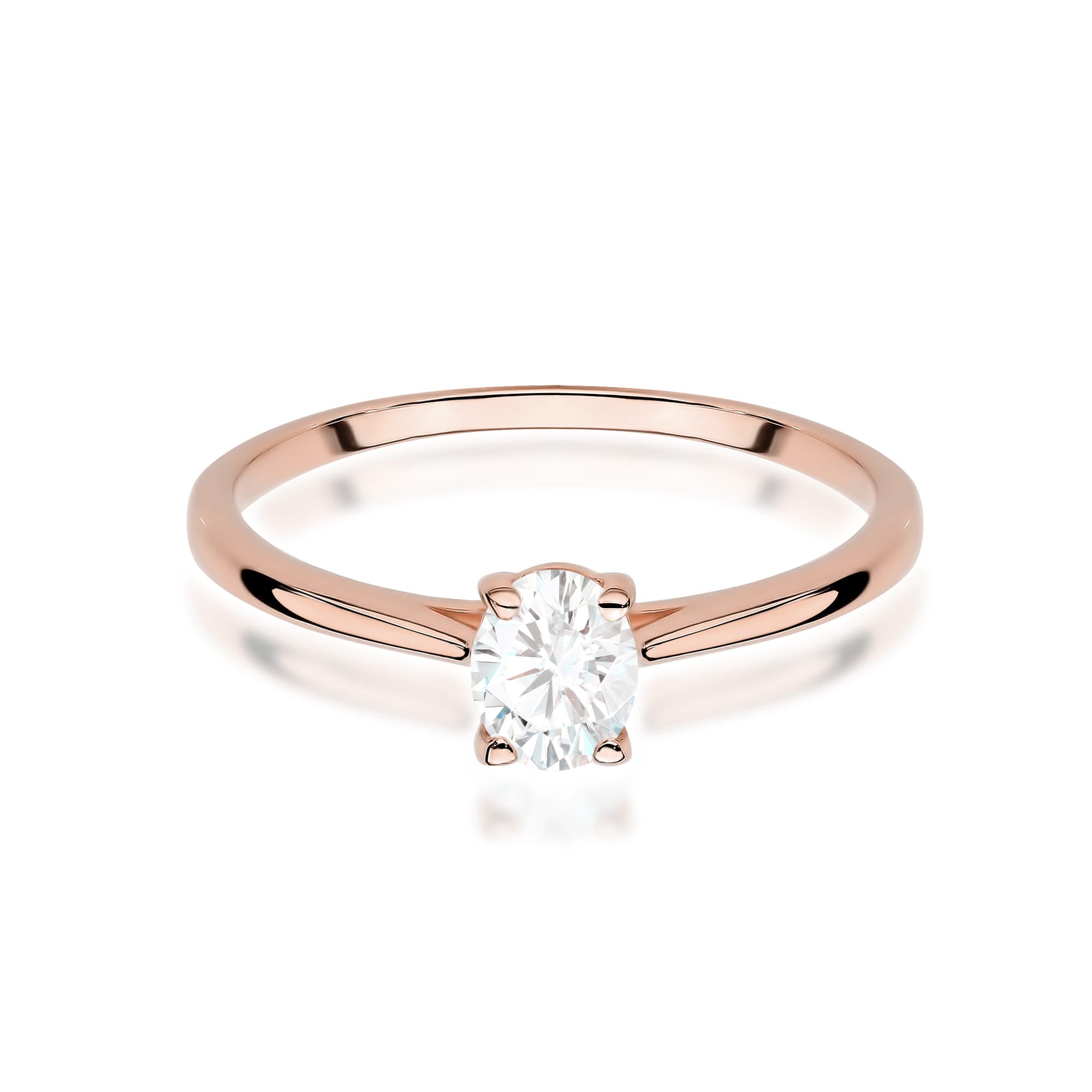 Inel Aur 14K cu Diamante Naturale 0.30 ct
