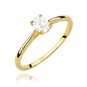 Inel Aur 14K cu Diamant Natural 0.30 ct