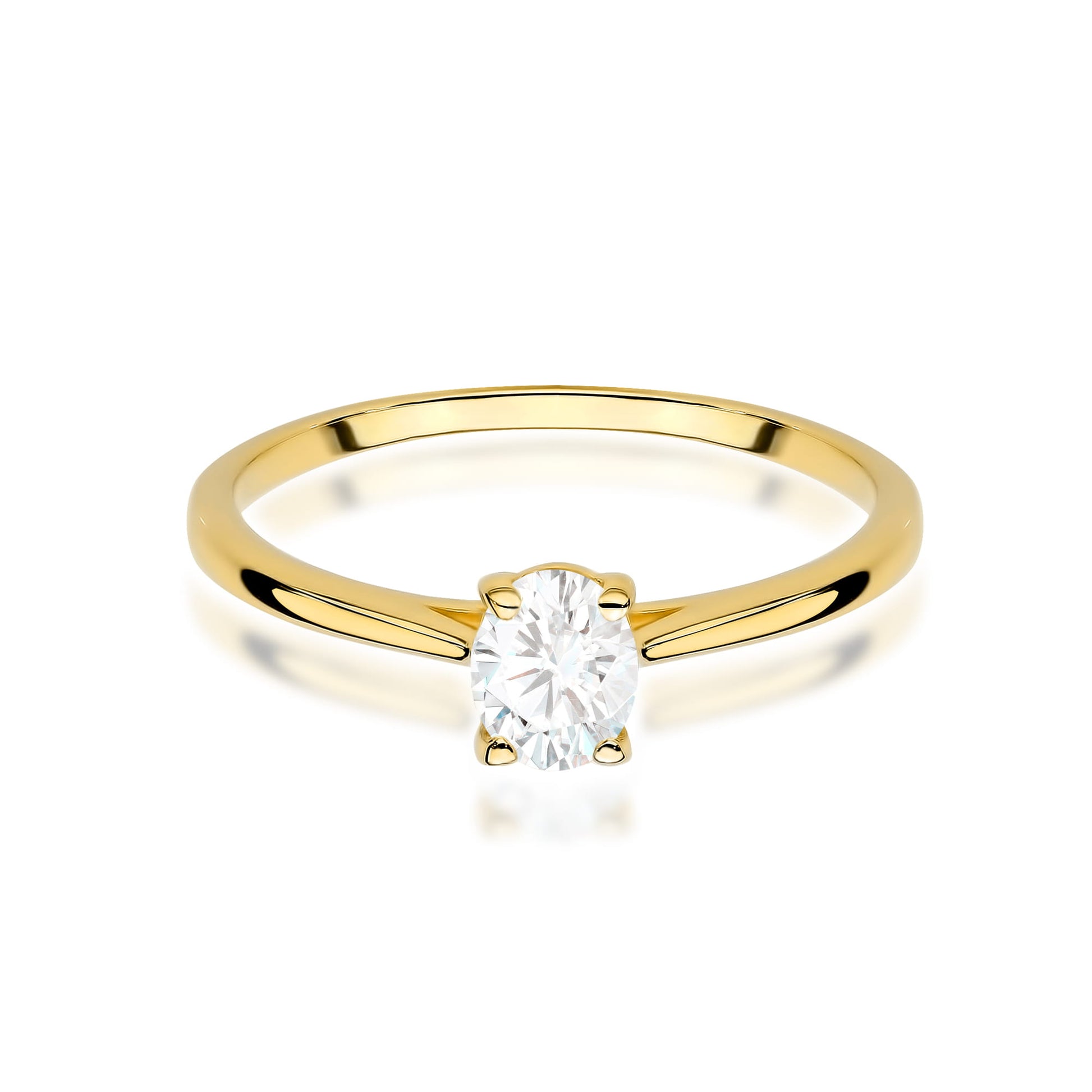 Inel Aur 9K cu Diamant Natural 0.30 ct