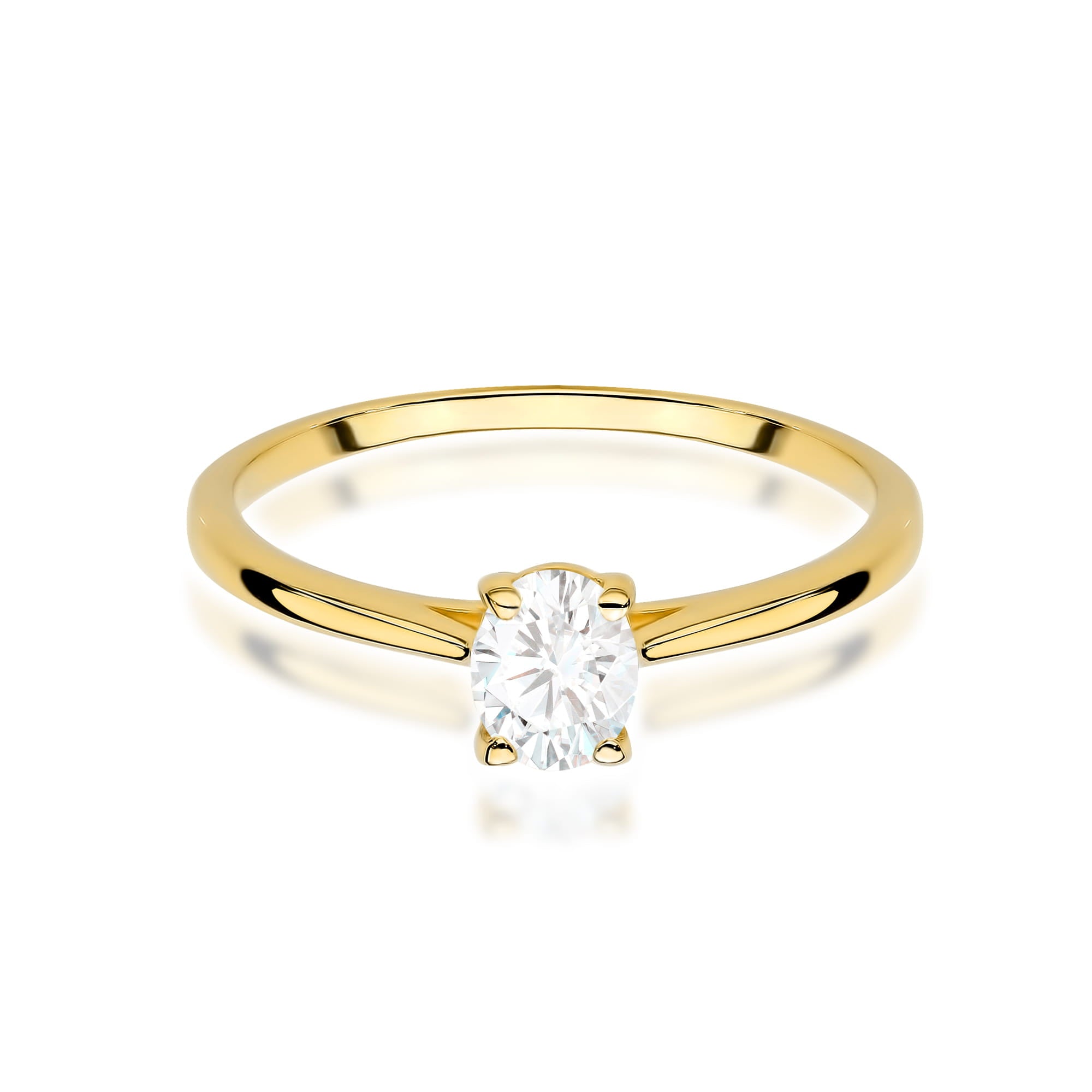 Inel Aur 9K cu Diamant Natural 0.30 ct