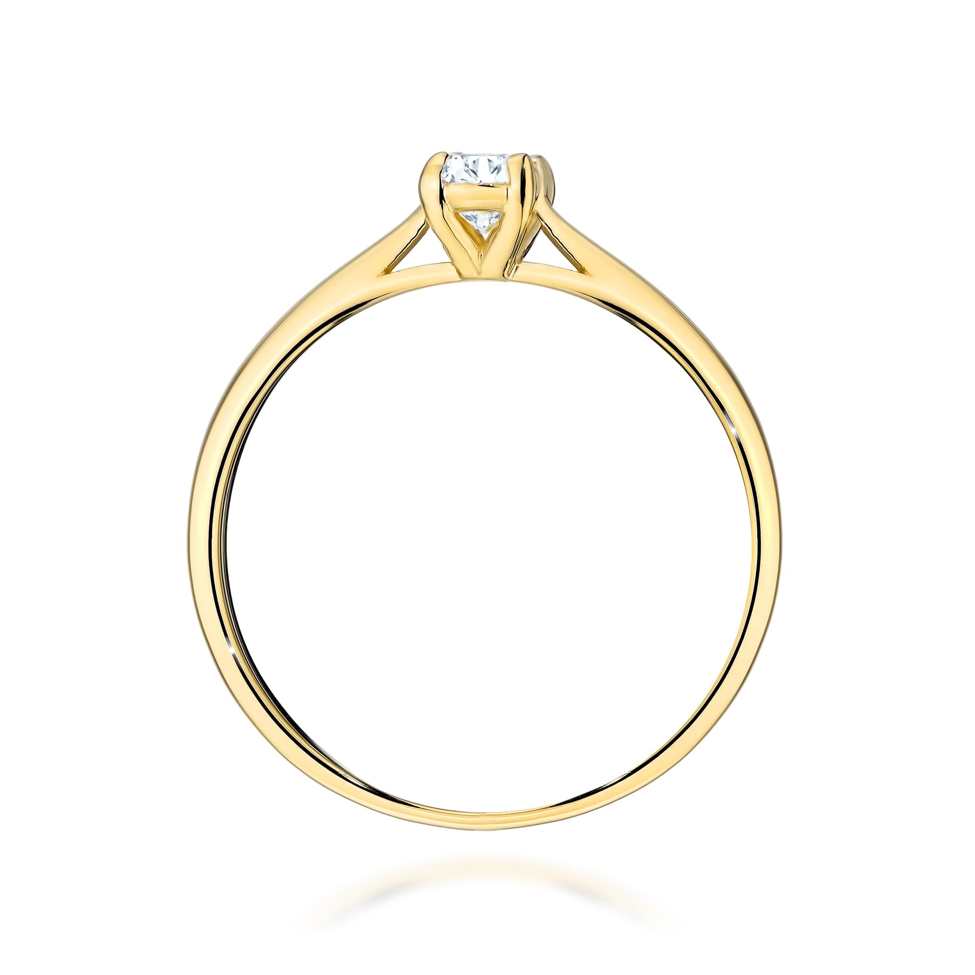 Inel Aur 9K cu Diamant Natural 0.30 ct