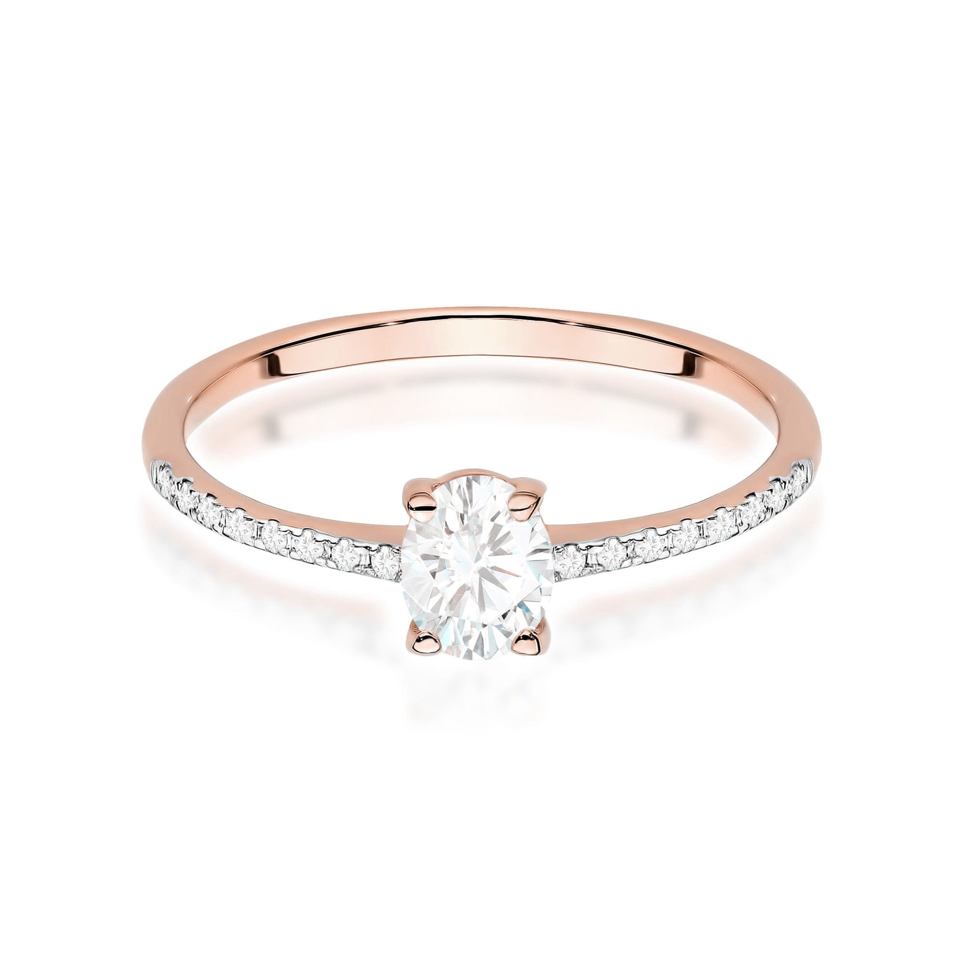 Inel Aur 14K W0582 Diamant Laborator 0.30ct