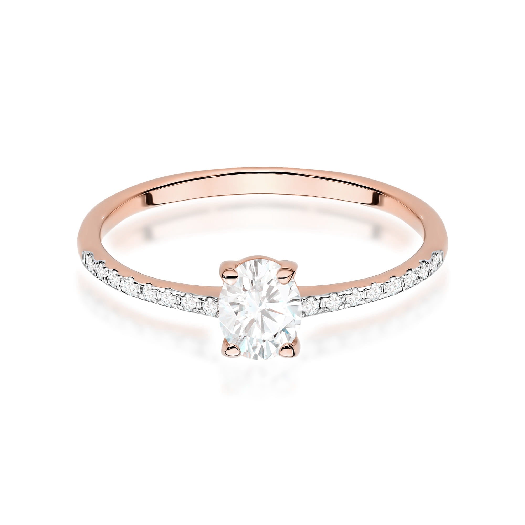 Inel Aur 14K W0582 Diamant Laborator 0.30ct