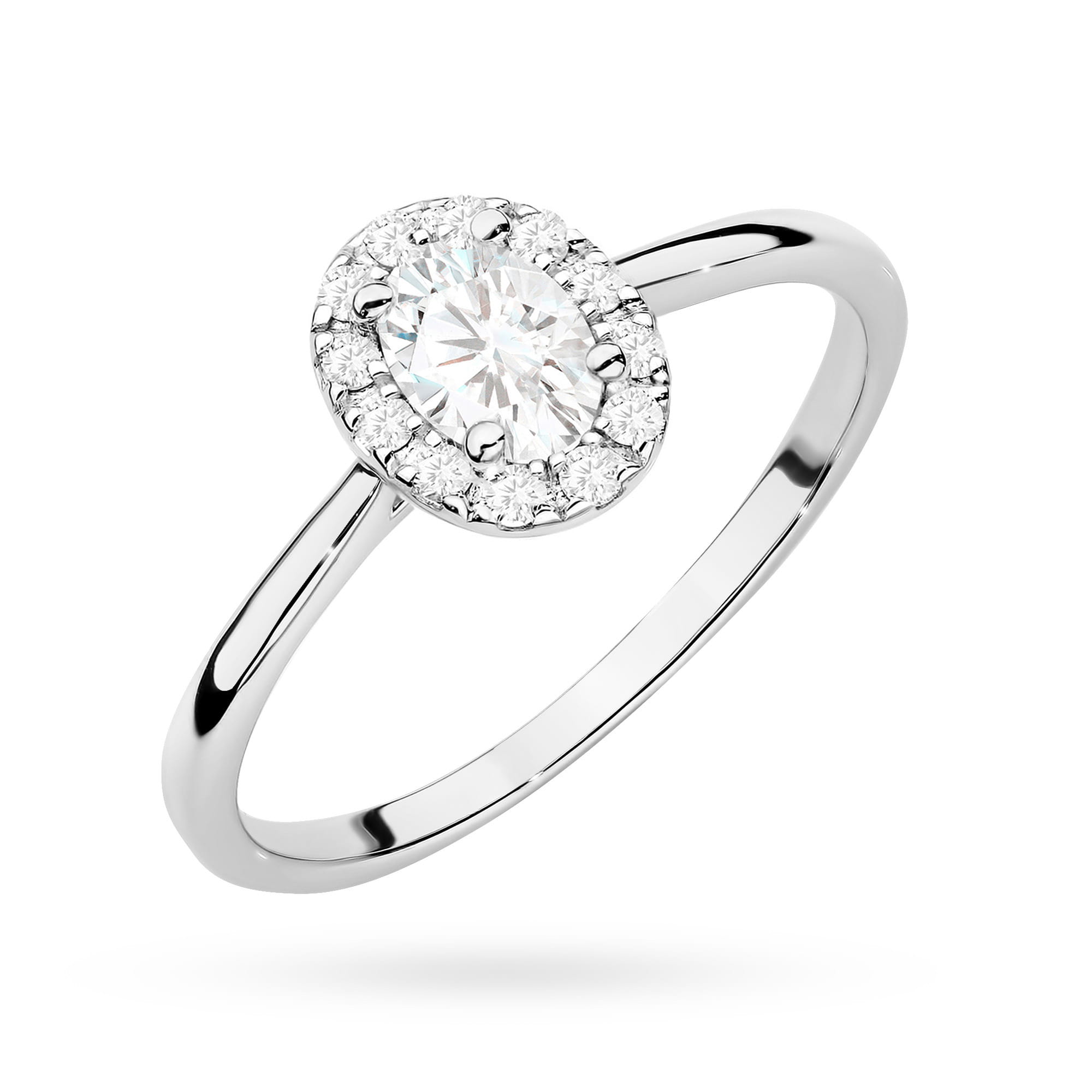 Inel Aur 9K cu Diamante Naturale 0.40 ct