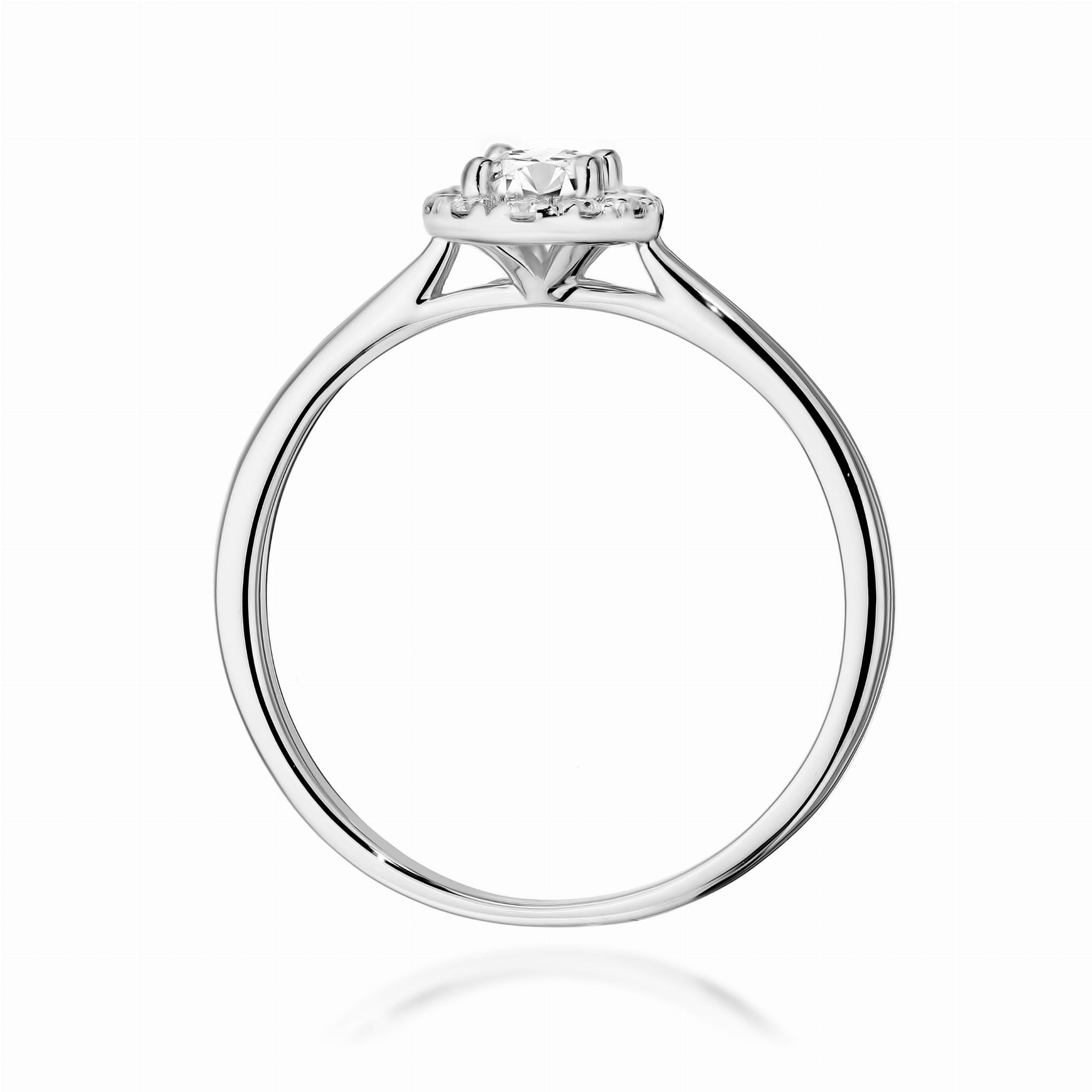 Inel Aur 9K cu Diamante de Laborator 0.40 ct