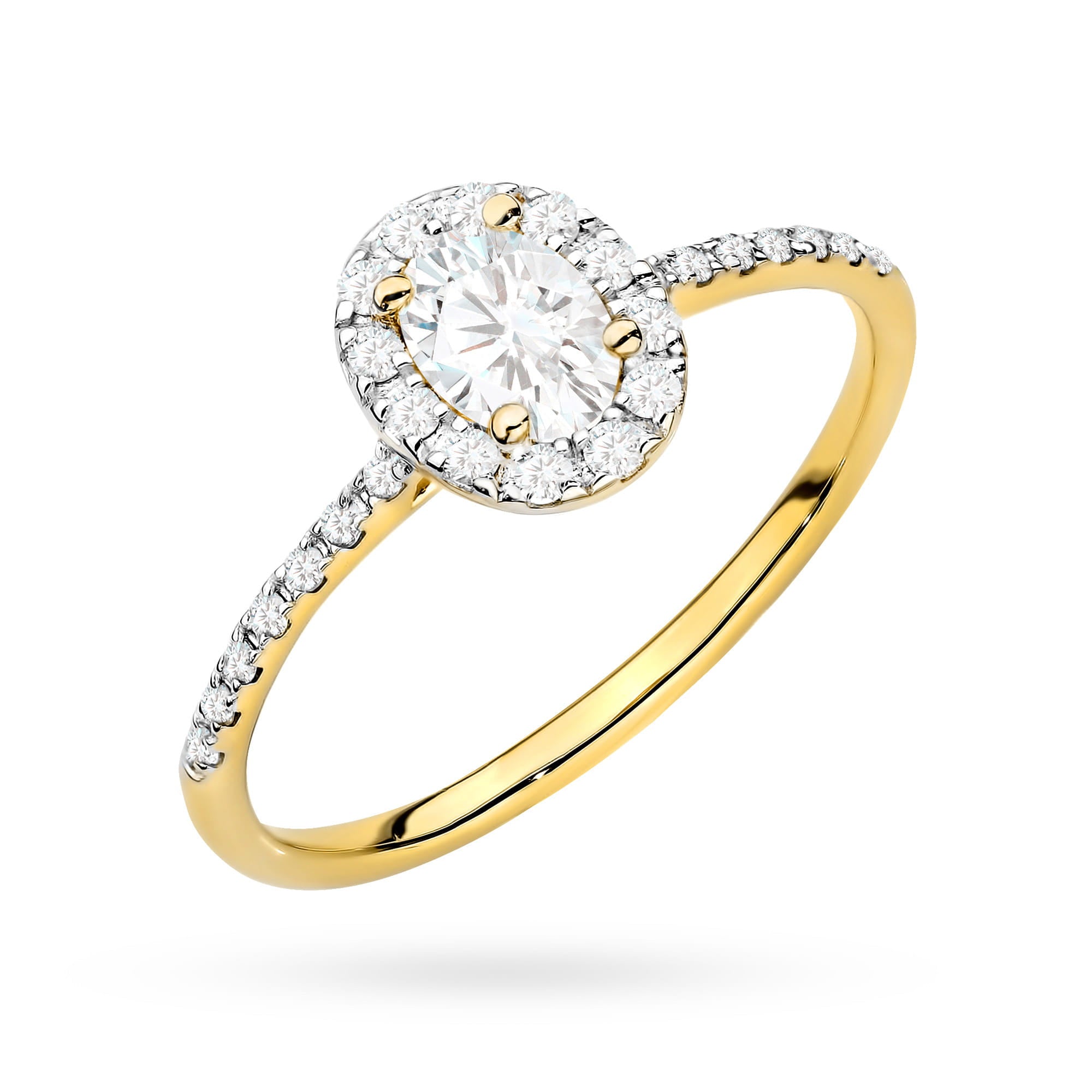 Inel Aur 14K cu Diamante Naturale 0.47 ct