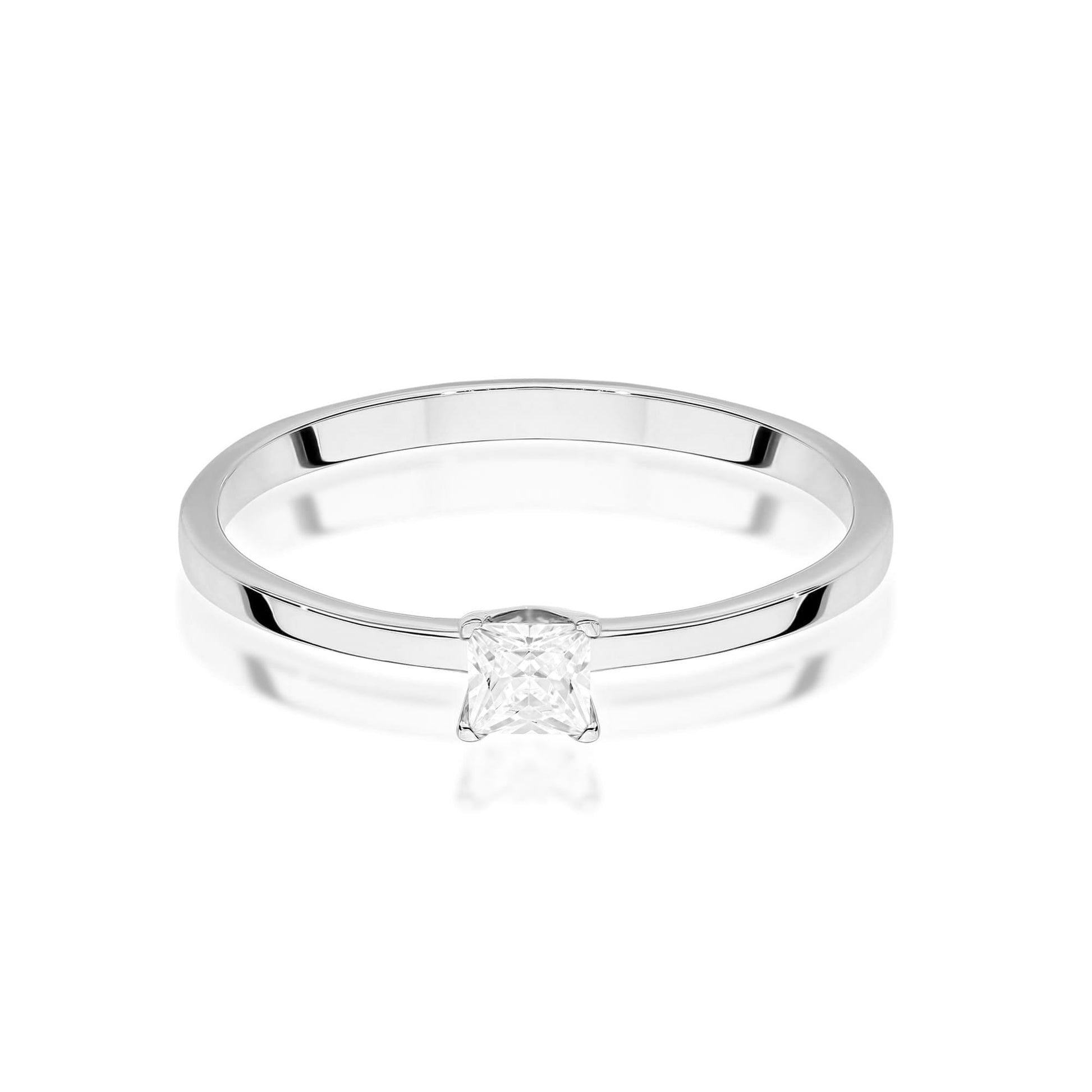Inel Aur 14K Diamant Cultivat 0,15ct - Model W0586