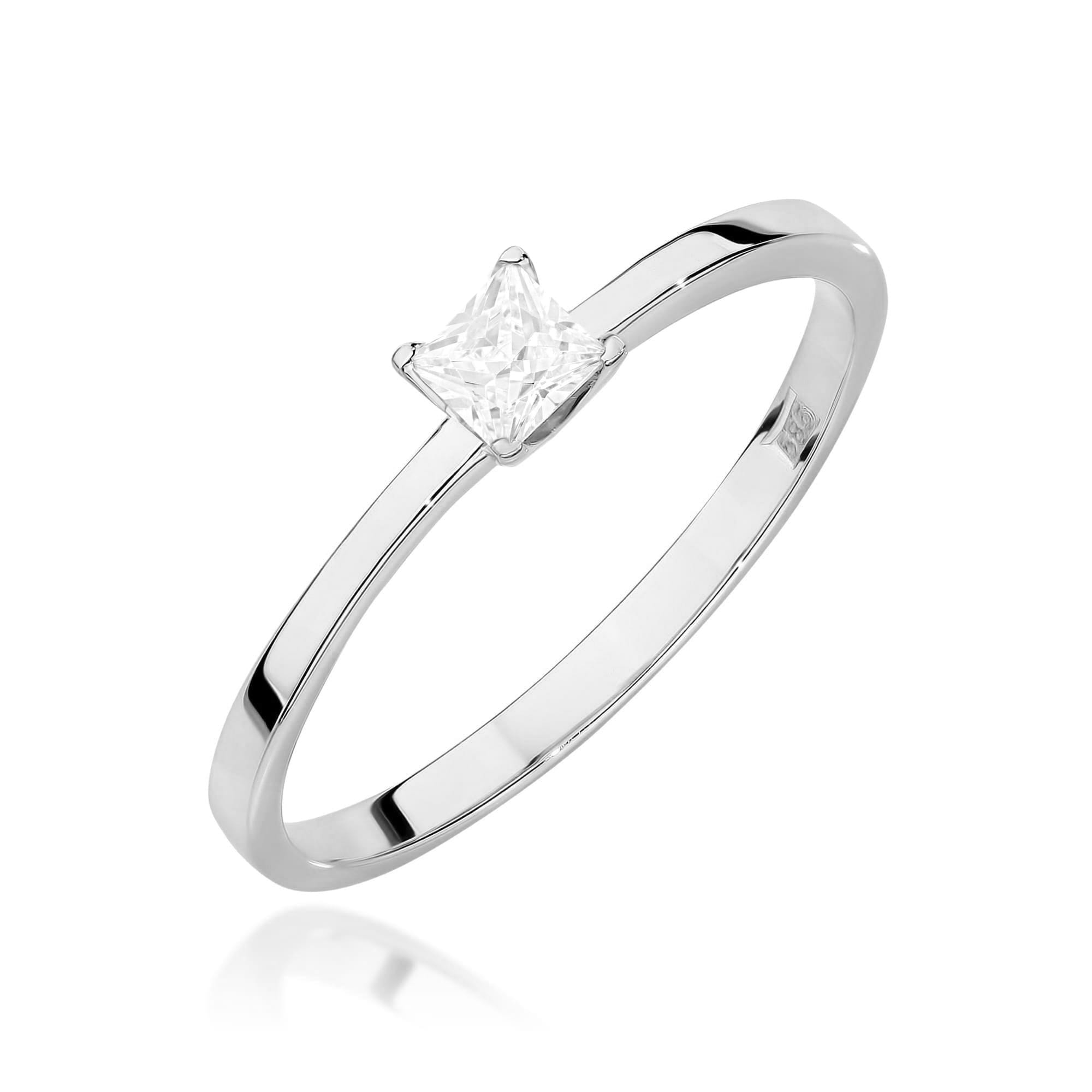 Inel Aur 9K cu Diamant de Laborator 0.15 ct