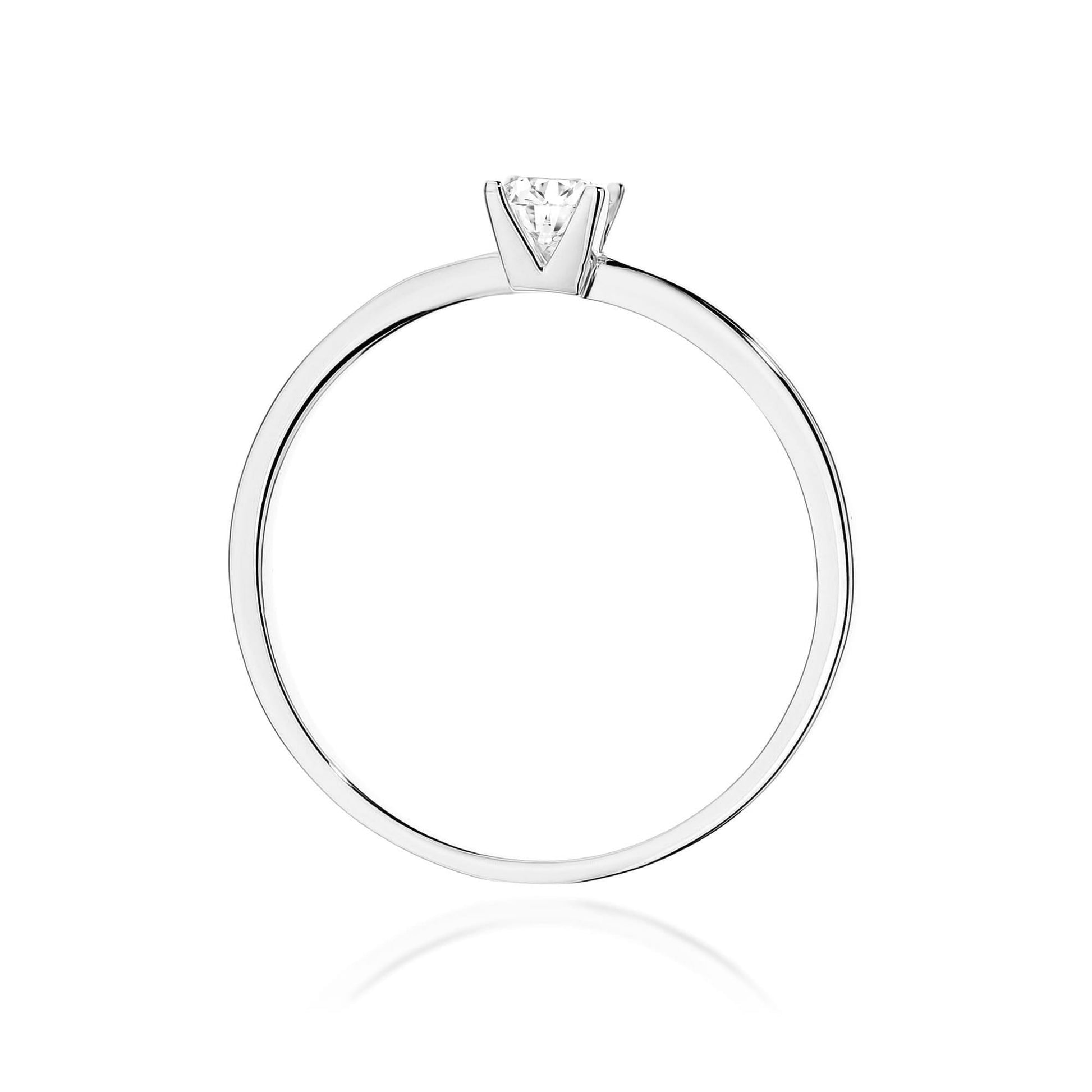 Inel Aur 9K cu Diamant de Laborator 0.15 ct