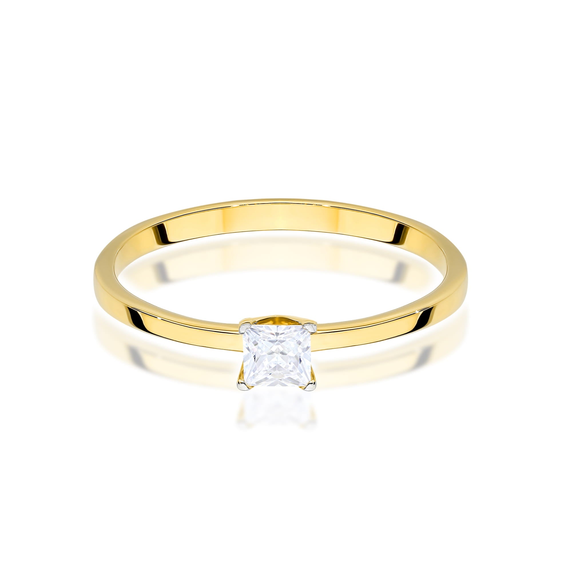 Inel Aur 14K cu Diamant Natural 0.30 ct