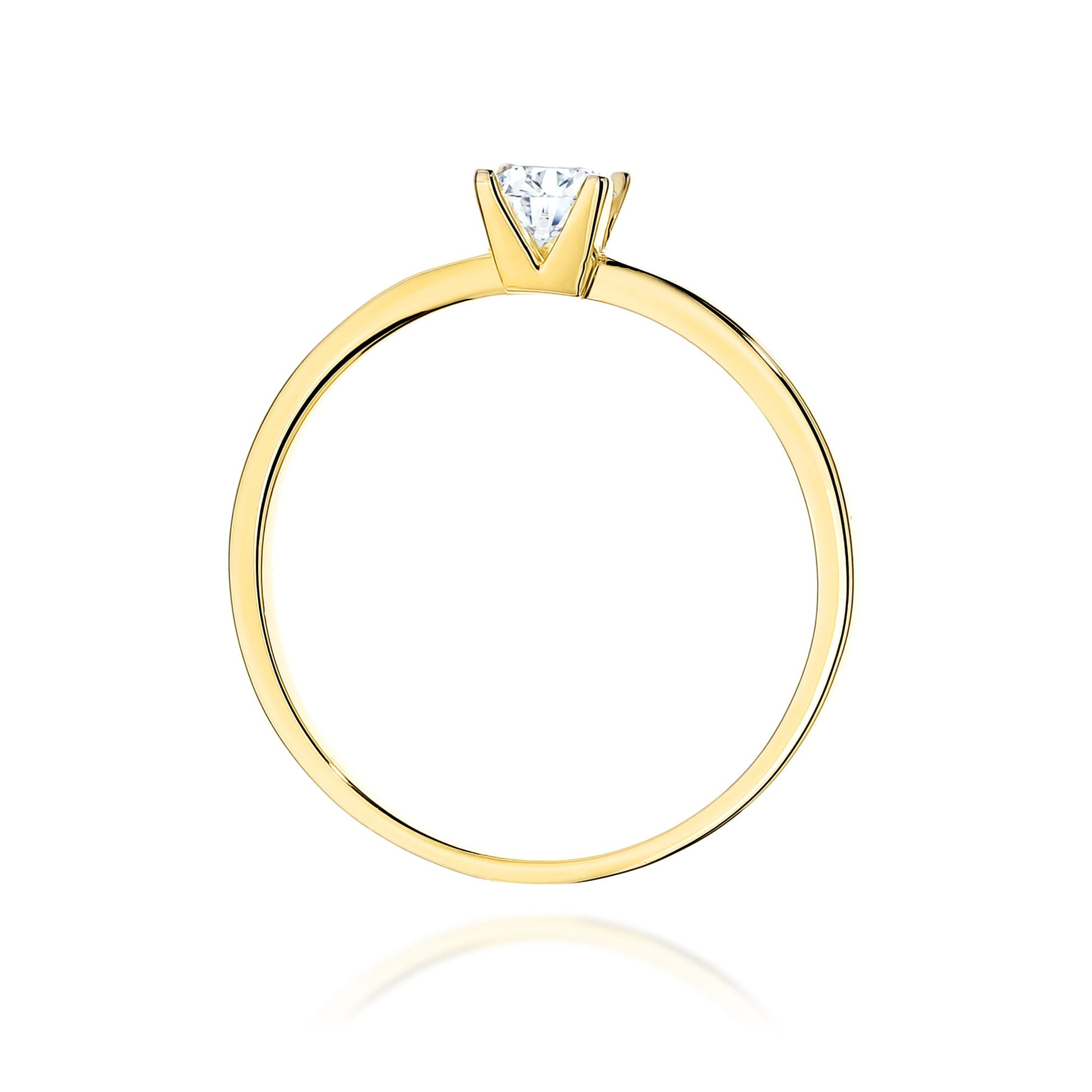Inel Aur 9K cu Diamant de Laborator 0.30 ct