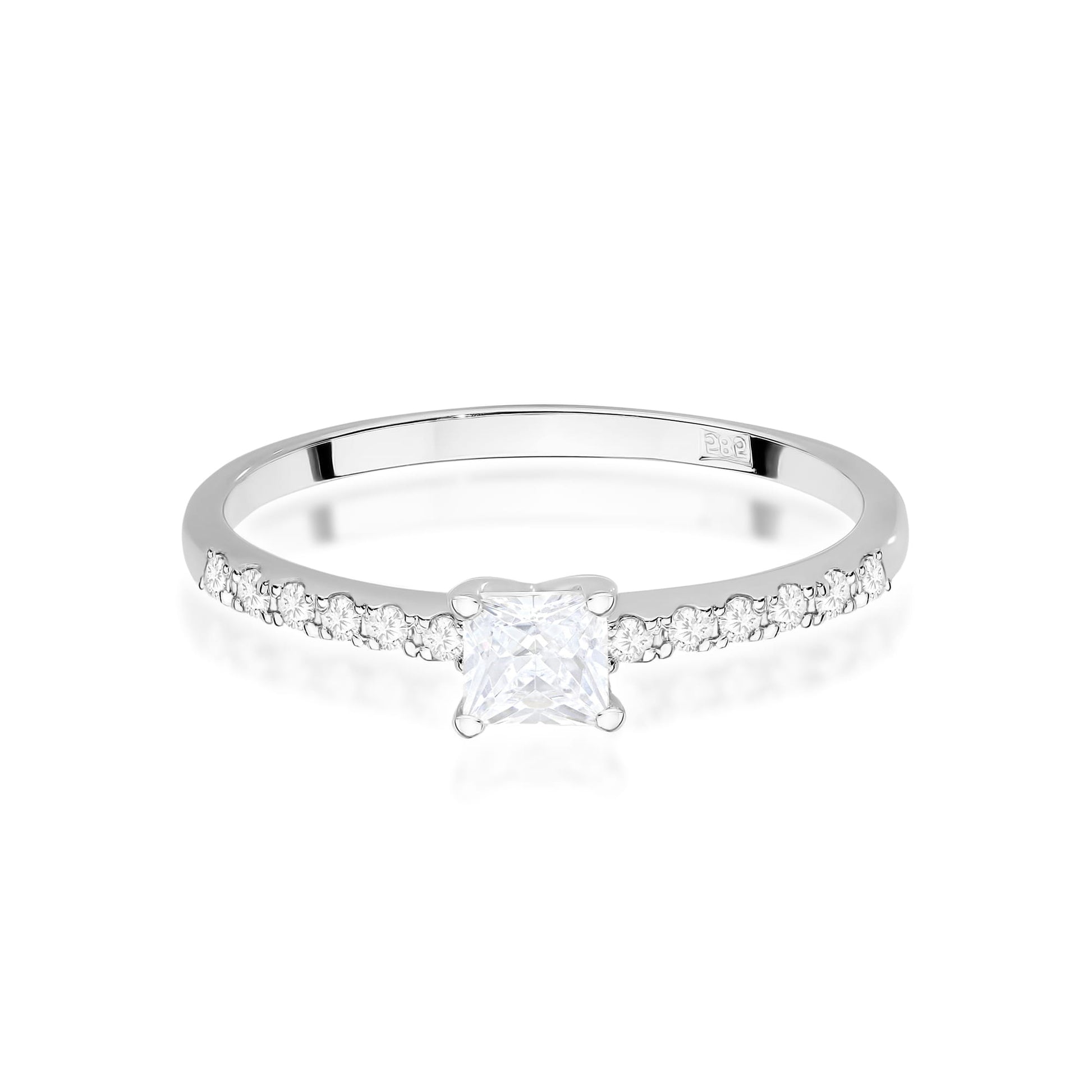 Inel Aur 9K cu Diamante Naturale 0.40 ct