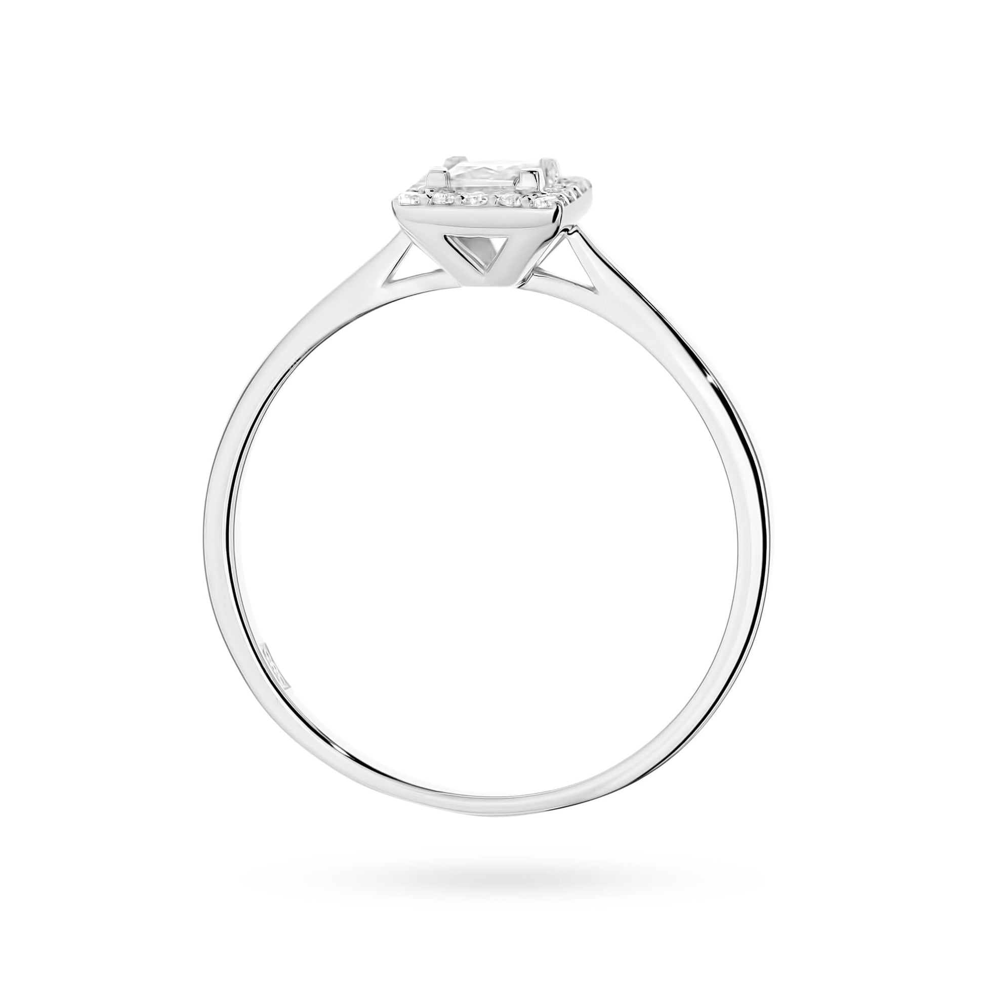 Inel Aur 9K cu Diamante Naturale 0.23 ct