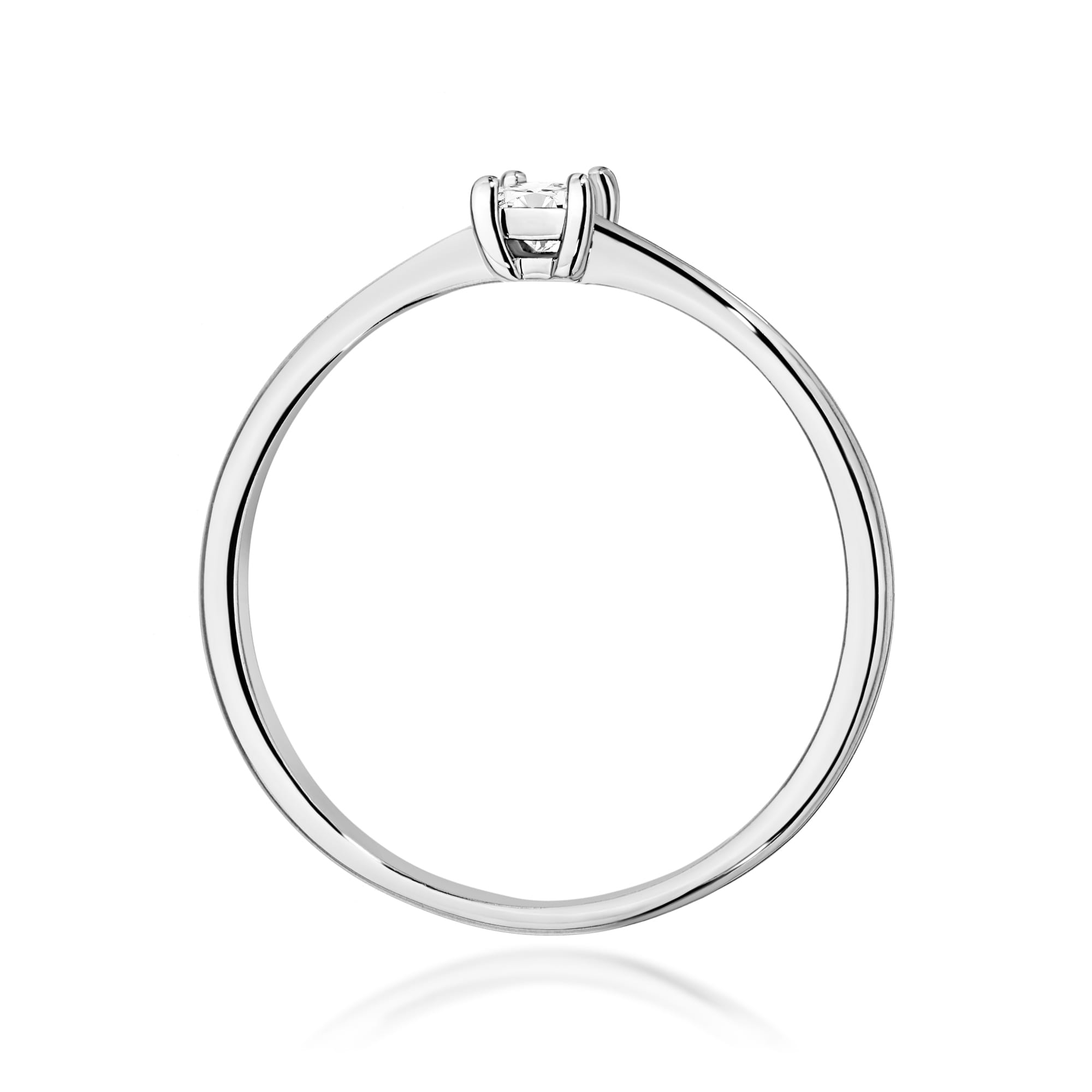Inel Aur 14K W0592 Diamant Natural 0.15ct