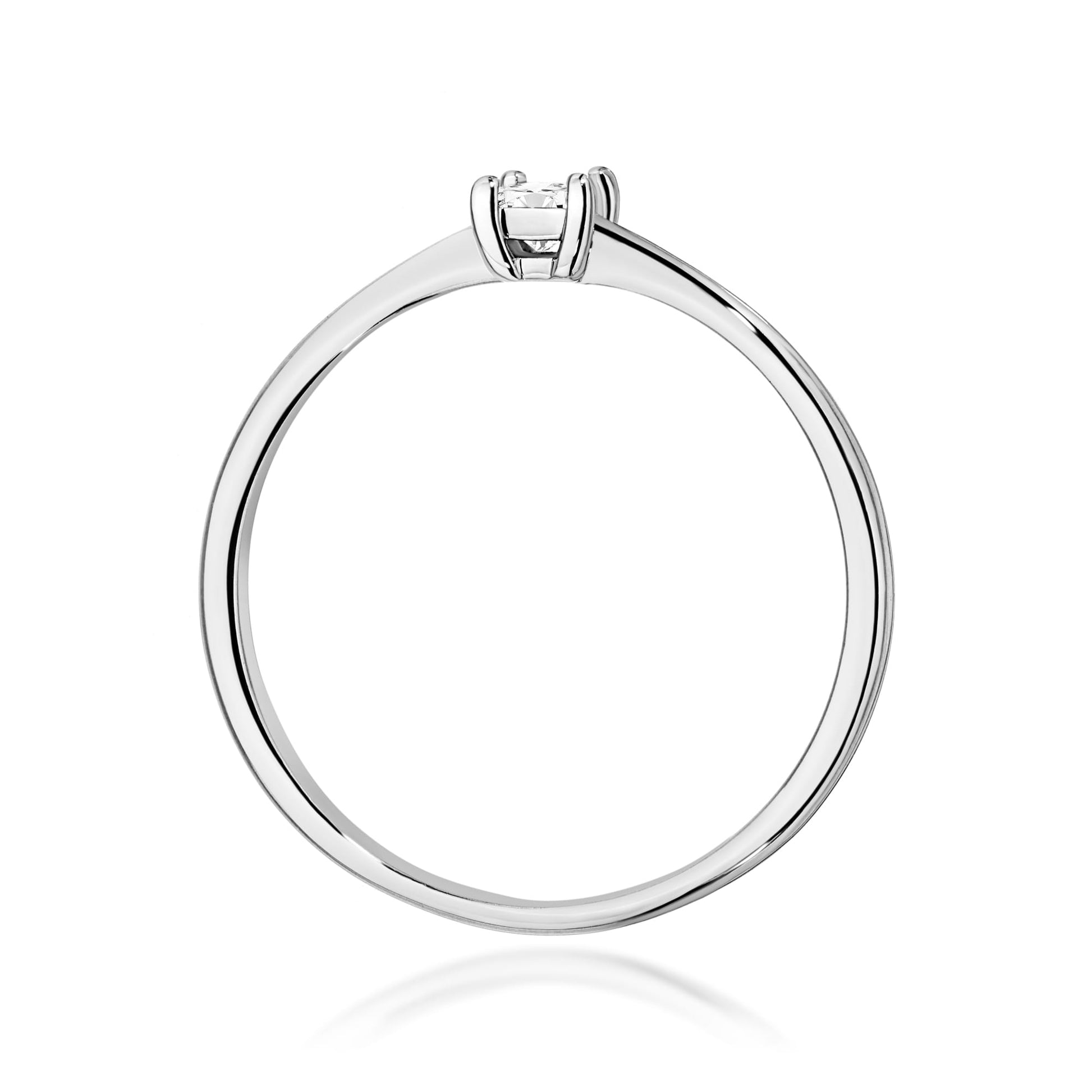 Inel Aur 9K cu Diamant Natural 0.15 ct