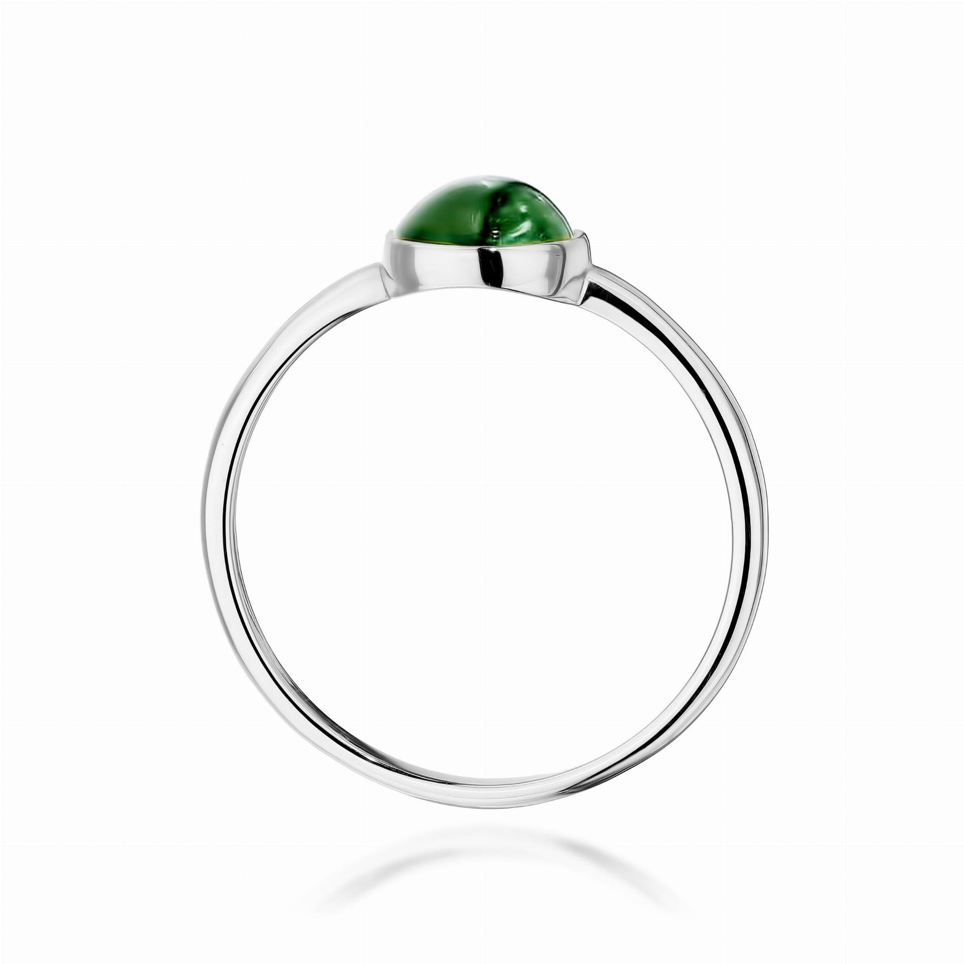 Inel Aur 9K cu Green Tourmaline 1.00 ct