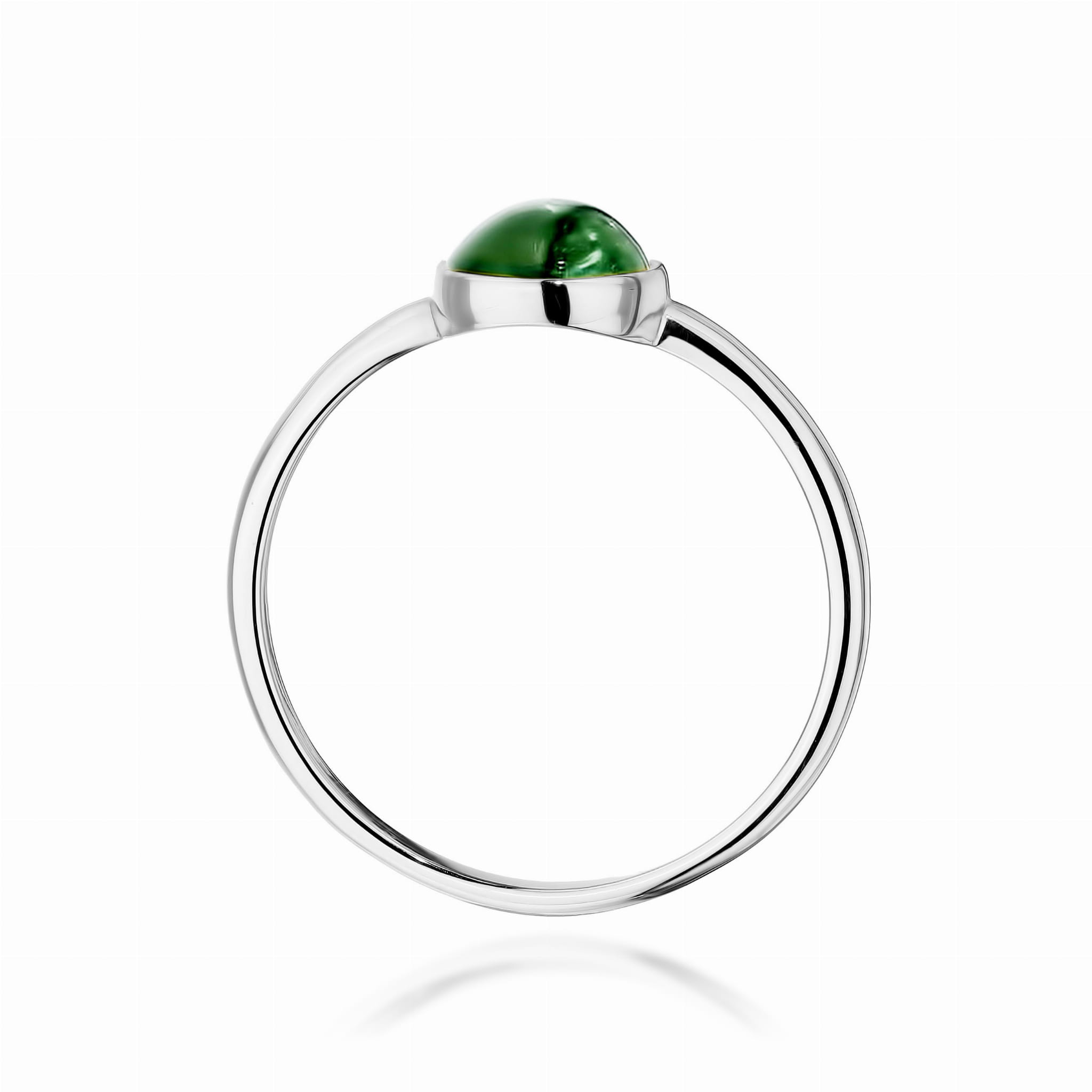 Inel Aur 9K cu Green Tourmaline 1.00 ct