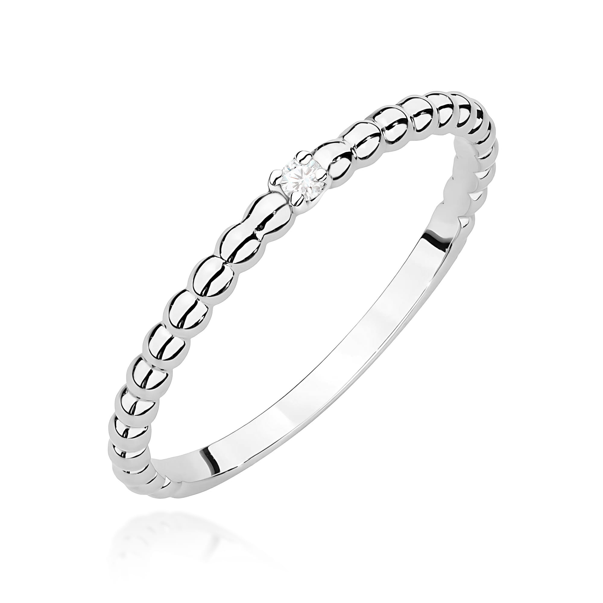 Inel Aur 9K cu Diamant Natural 0.02 ct