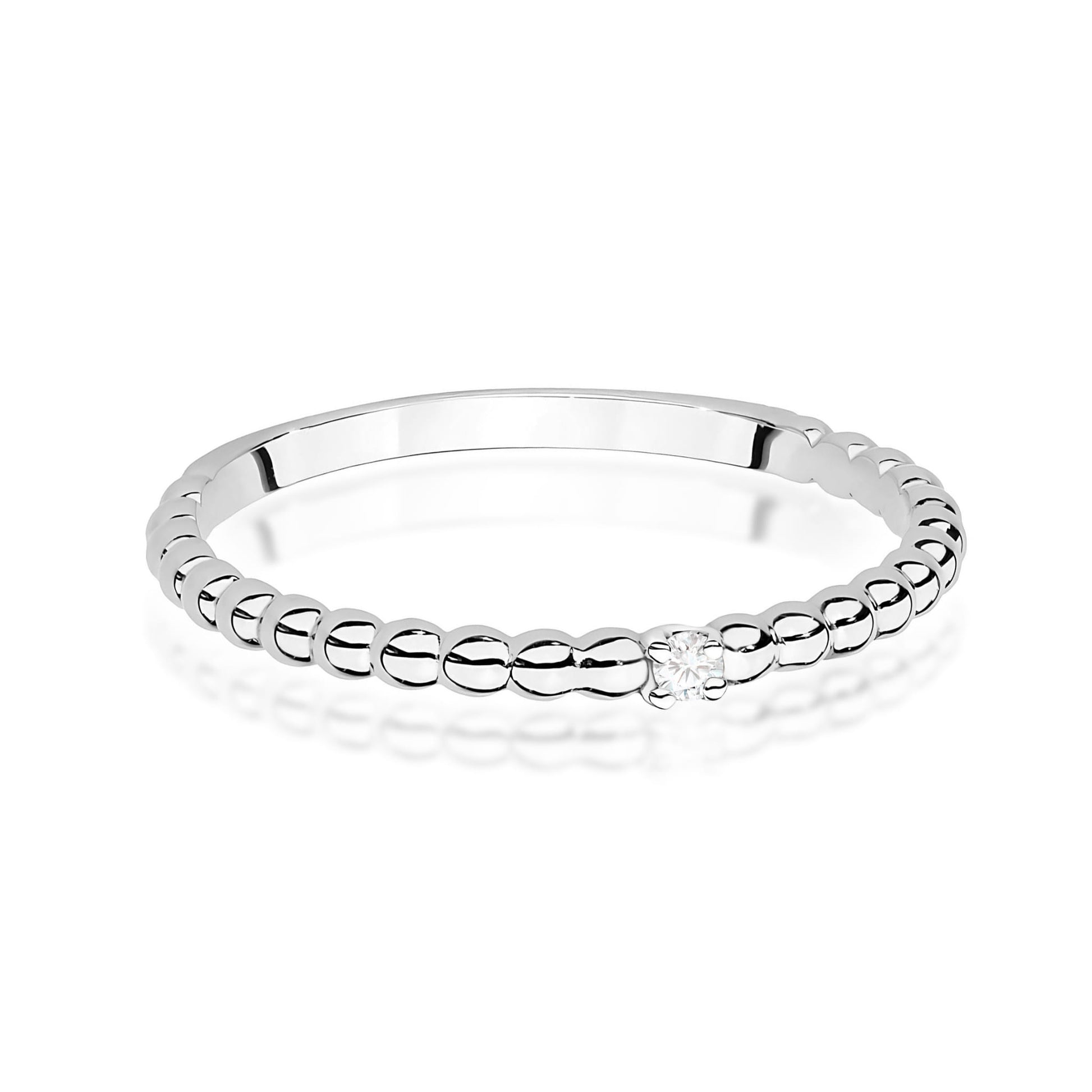 Inel Aur 9K cu Diamant Natural 0.02 ct